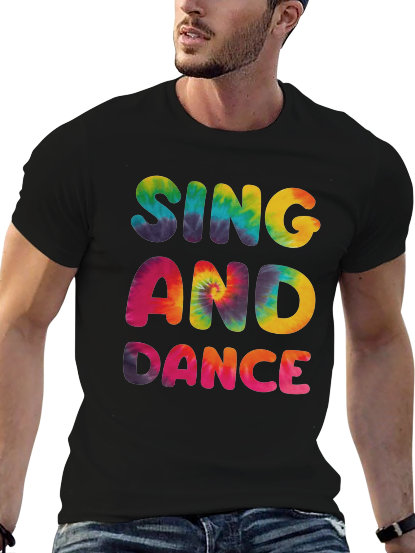 Tie-Dye Sing and Dance Graphic Tee
