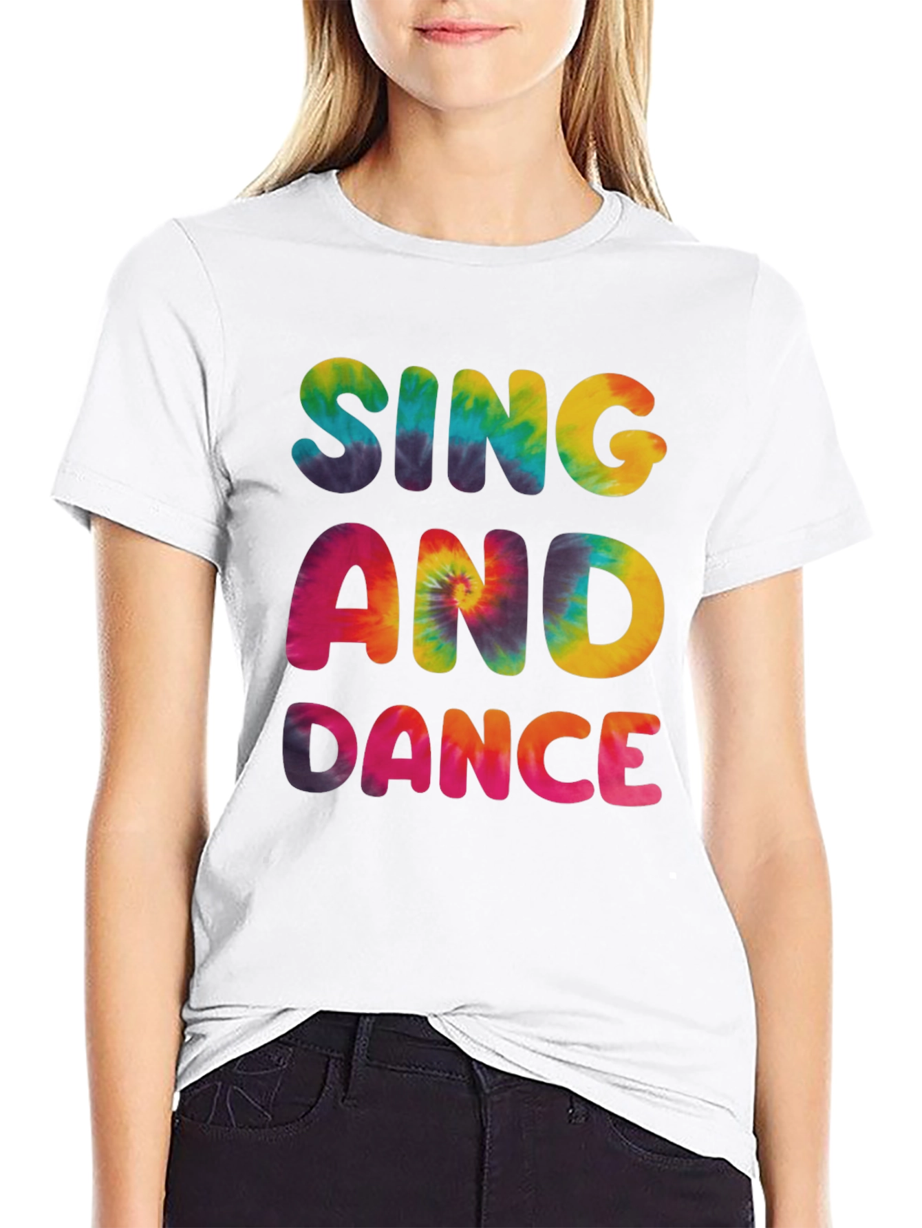 Tie-Dye Sing and Dance Graphic Tee