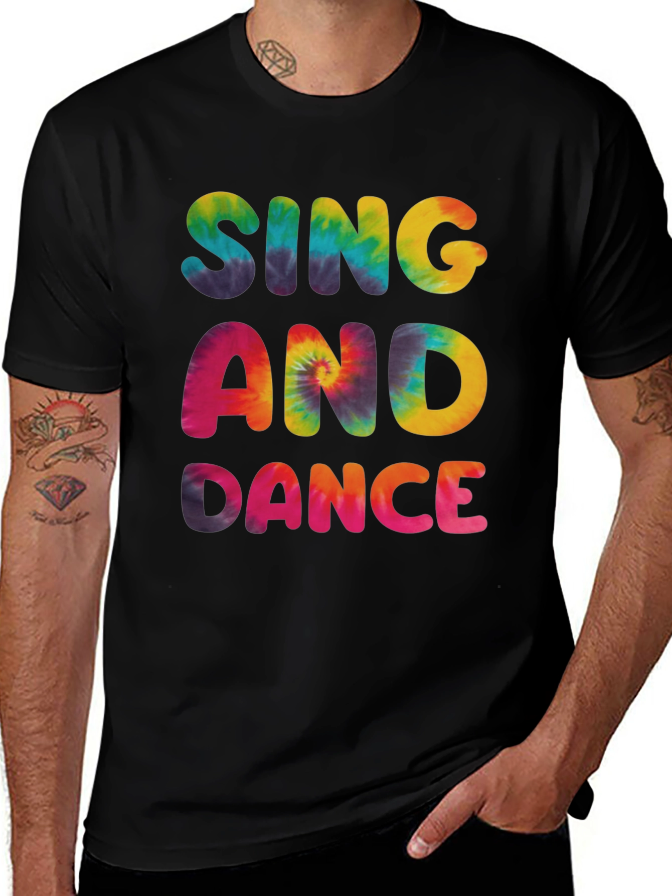 Tie-Dye Sing and Dance Graphic Tee