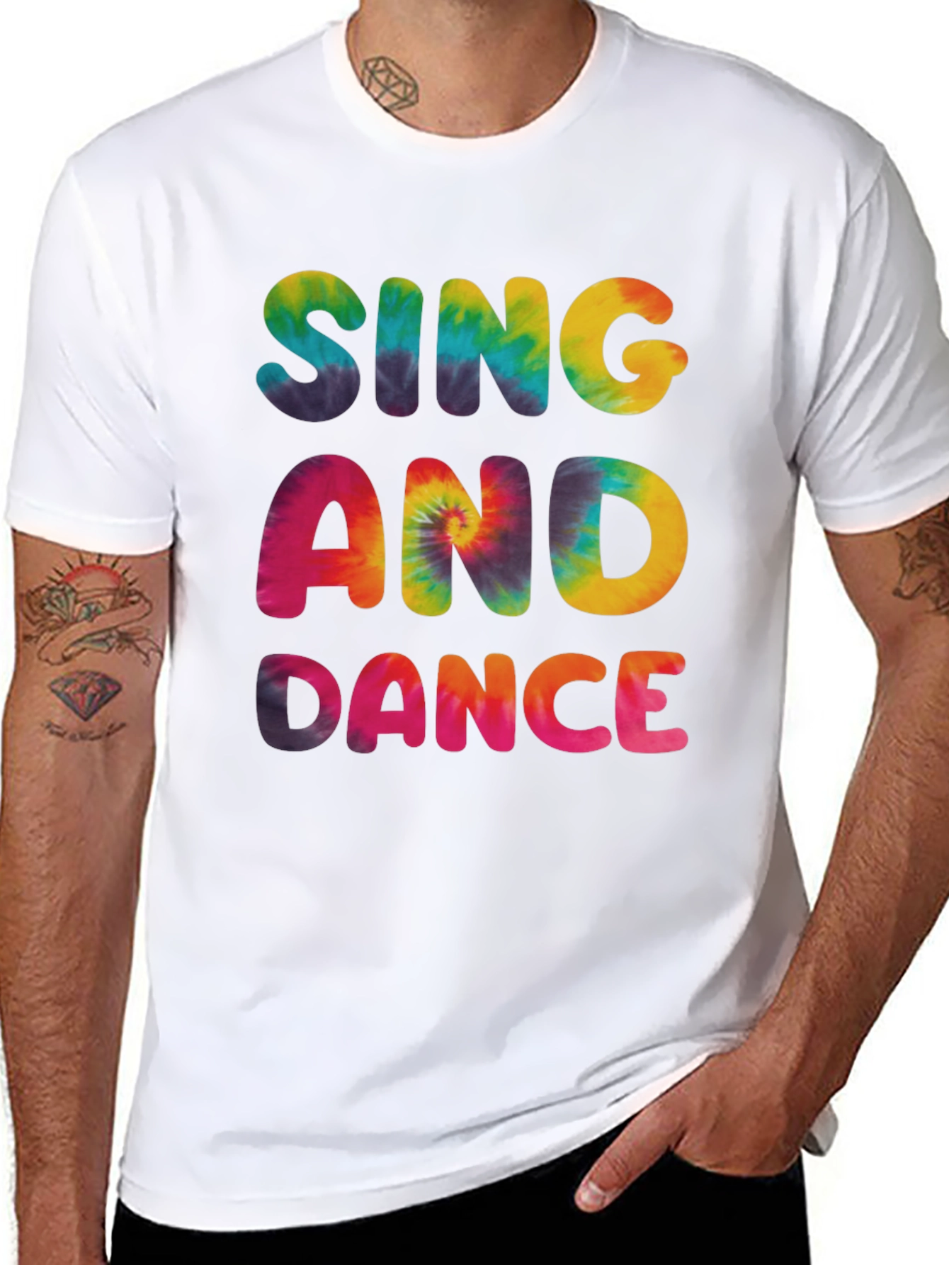 Tie-Dye Sing and Dance Graphic Tee