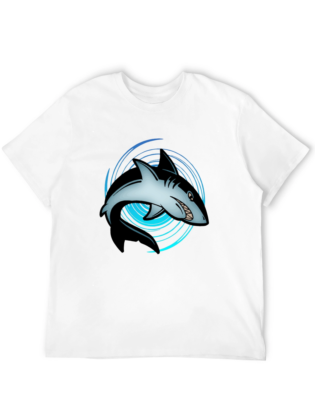 Shark Graphic Tee - Ocean Lovers Black T-Shirt