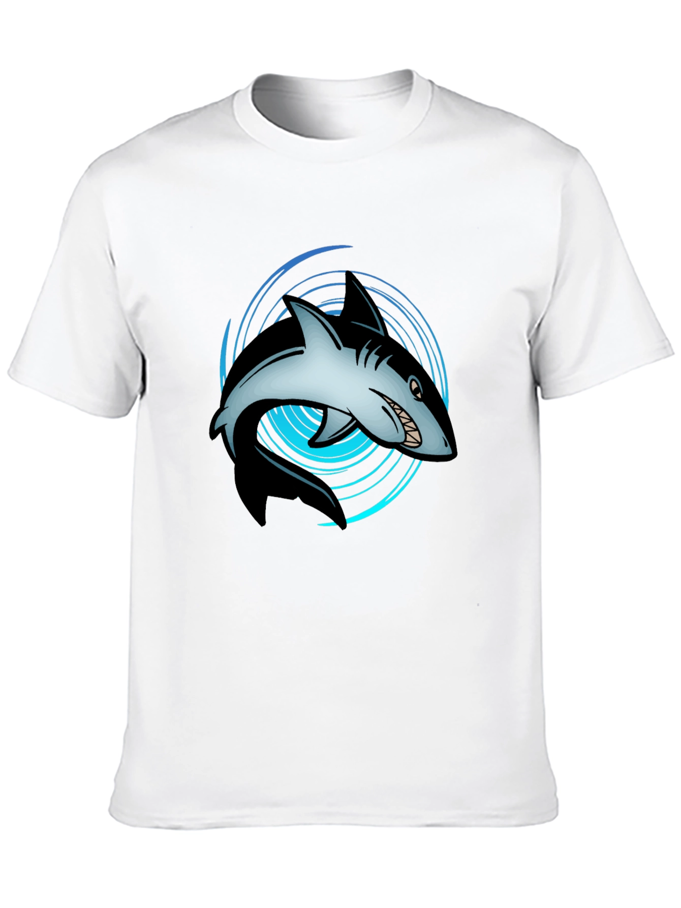 Shark Graphic Tee - Ocean Lovers Black T-Shirt