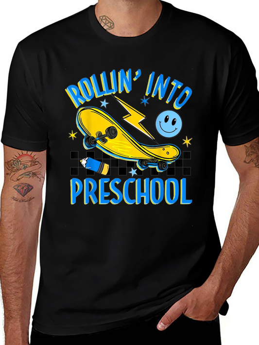 Rollin Into Preschool T-Shirt