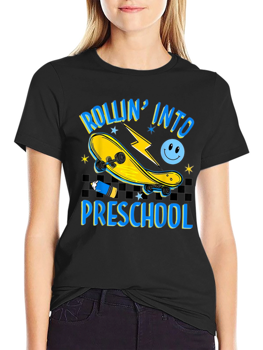 Rollin Into Preschool T-Shirt