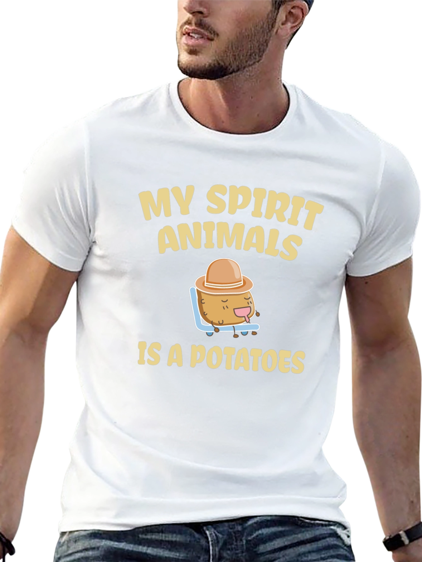 My Spirit Animal Potato Graphic T-Shirt