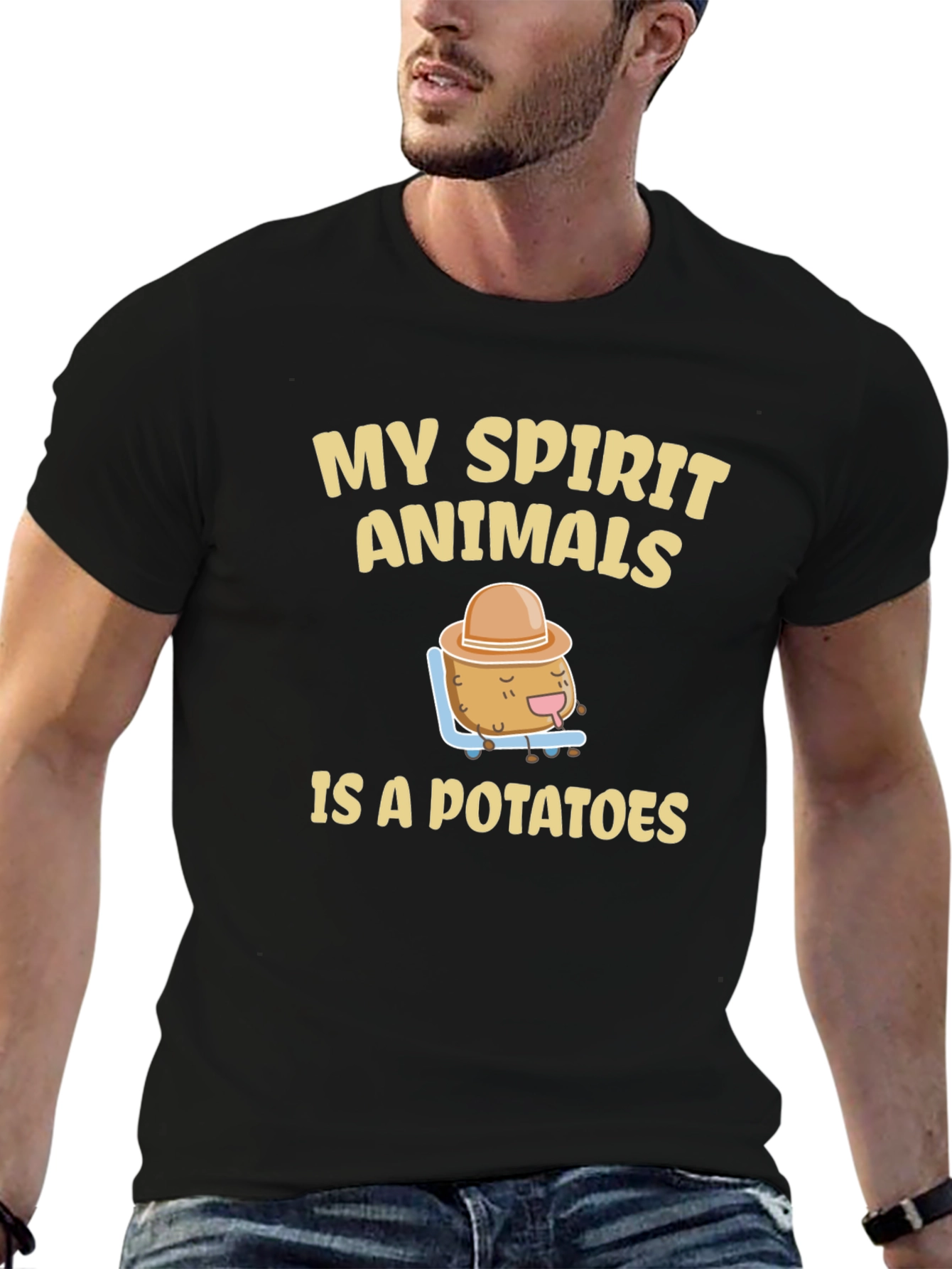 My Spirit Animal Potato Graphic T-Shirt