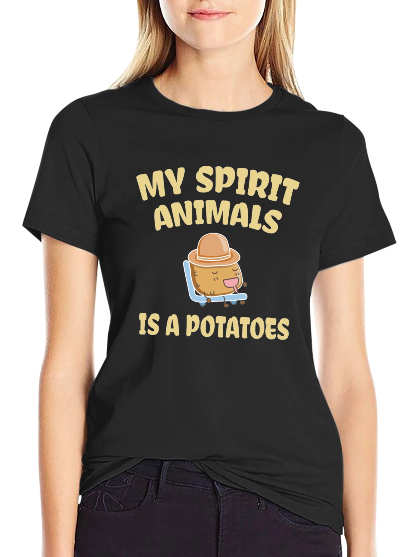 My Spirit Animal Potato Graphic T-Shirt
