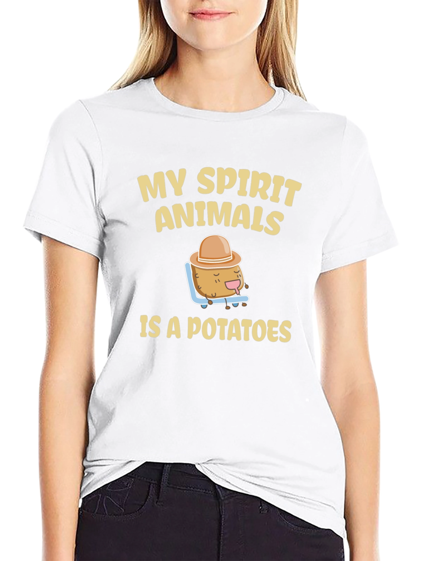 My Spirit Animal Potato Graphic T-Shirt