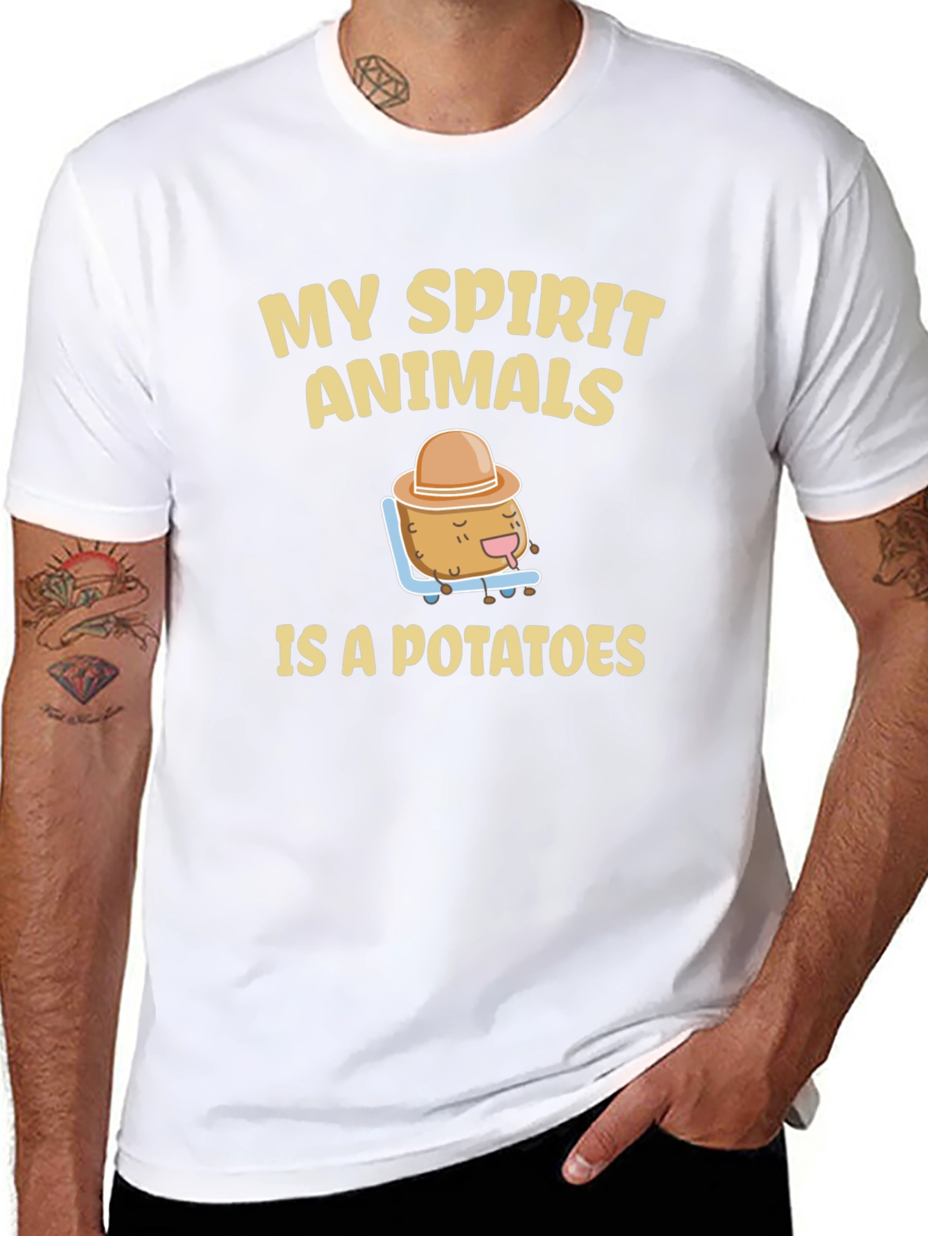My Spirit Animal Potato Graphic T-Shirt
