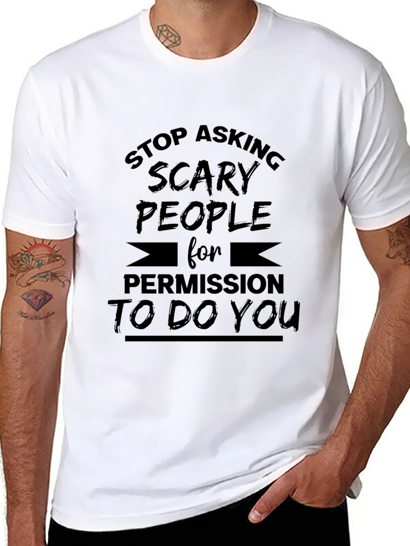Stop Asking Scary People T-Shirt