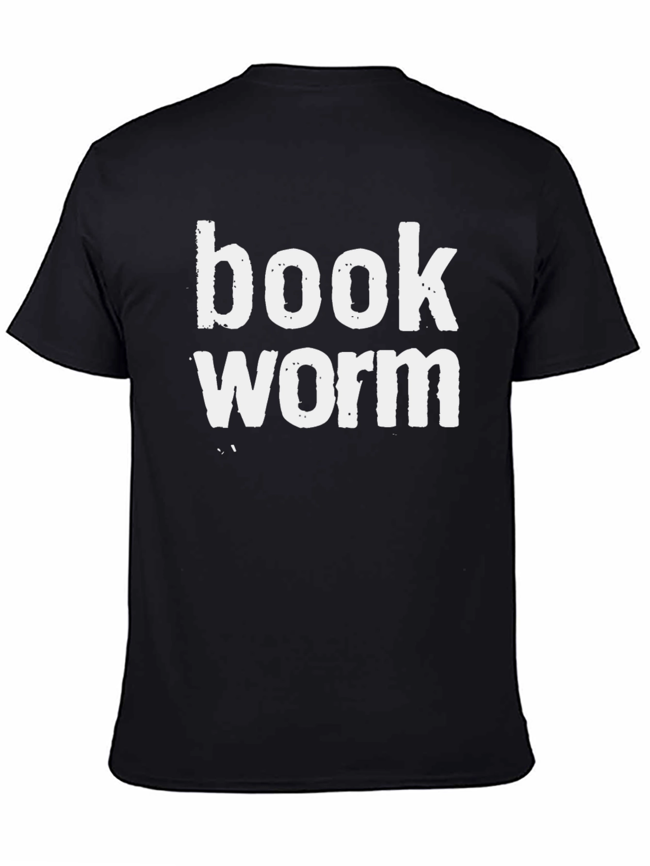Bookworm T-Shirt - Black Cotton Blend
