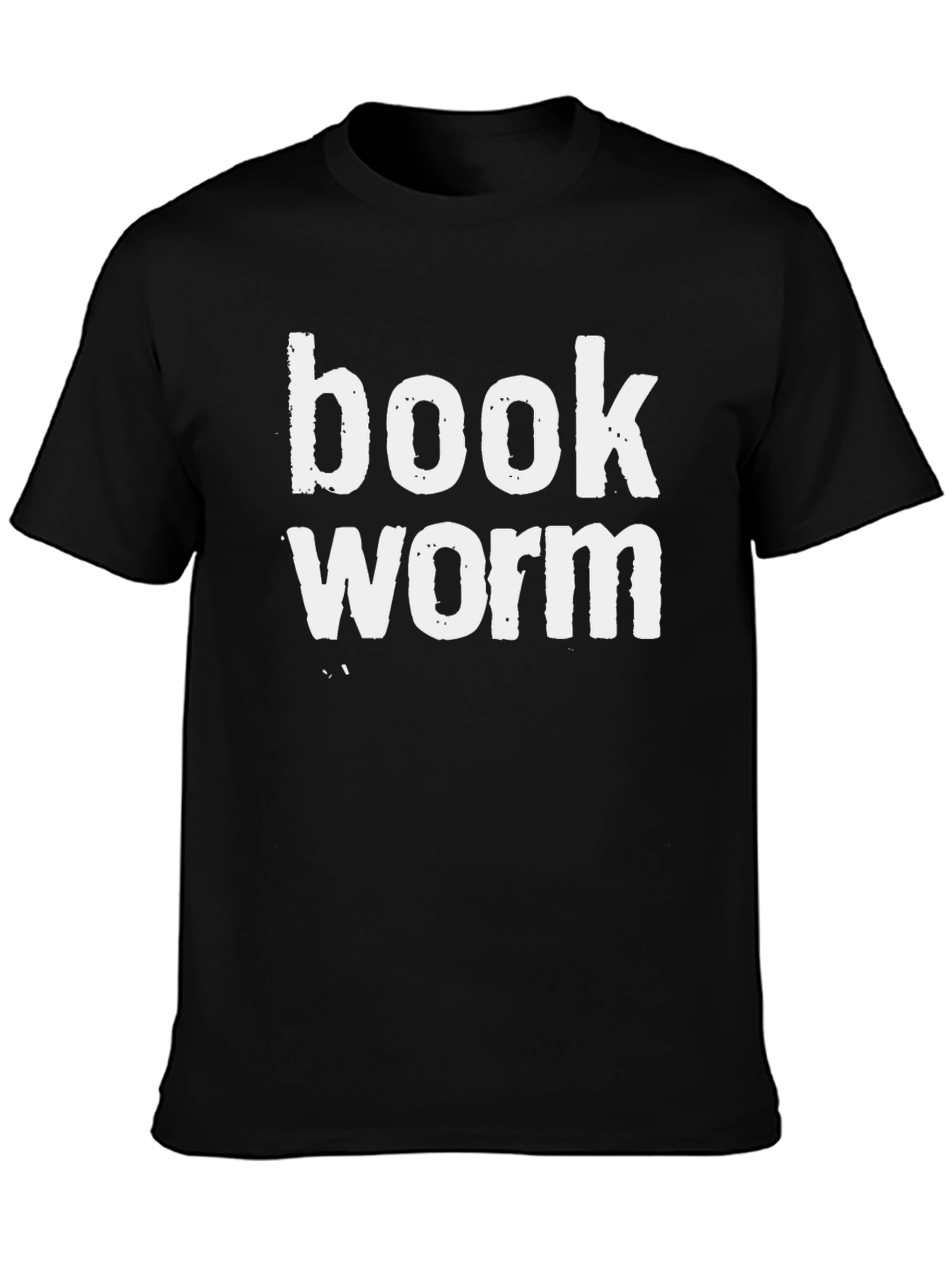 Bookworm T-Shirt - Black Cotton Blend