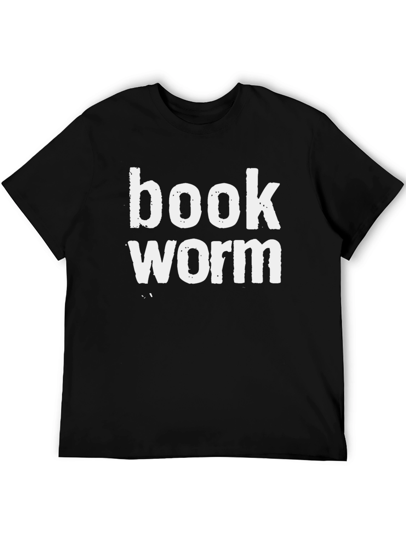 Bookworm T-Shirt - Black Cotton Blend