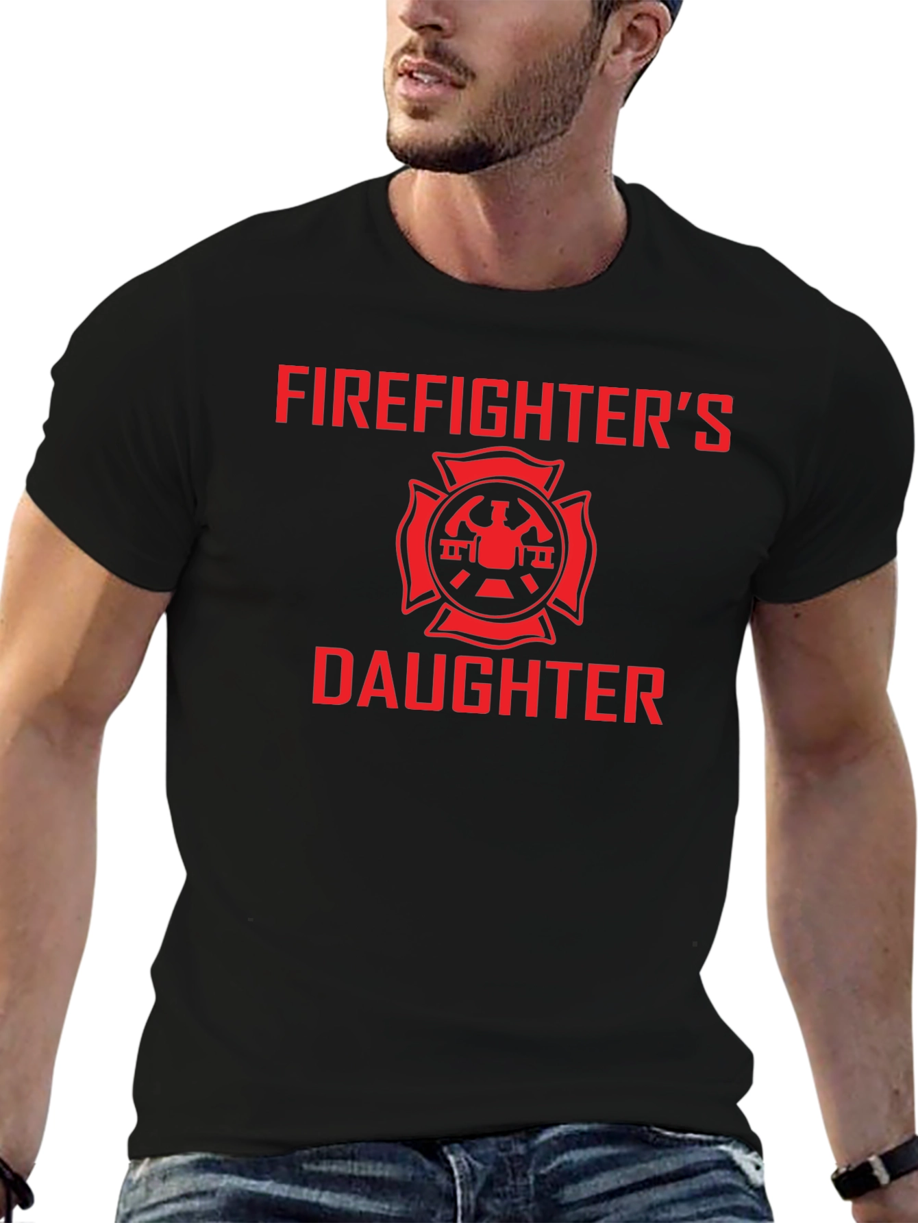 Firefighters Daughter Graphic Tee