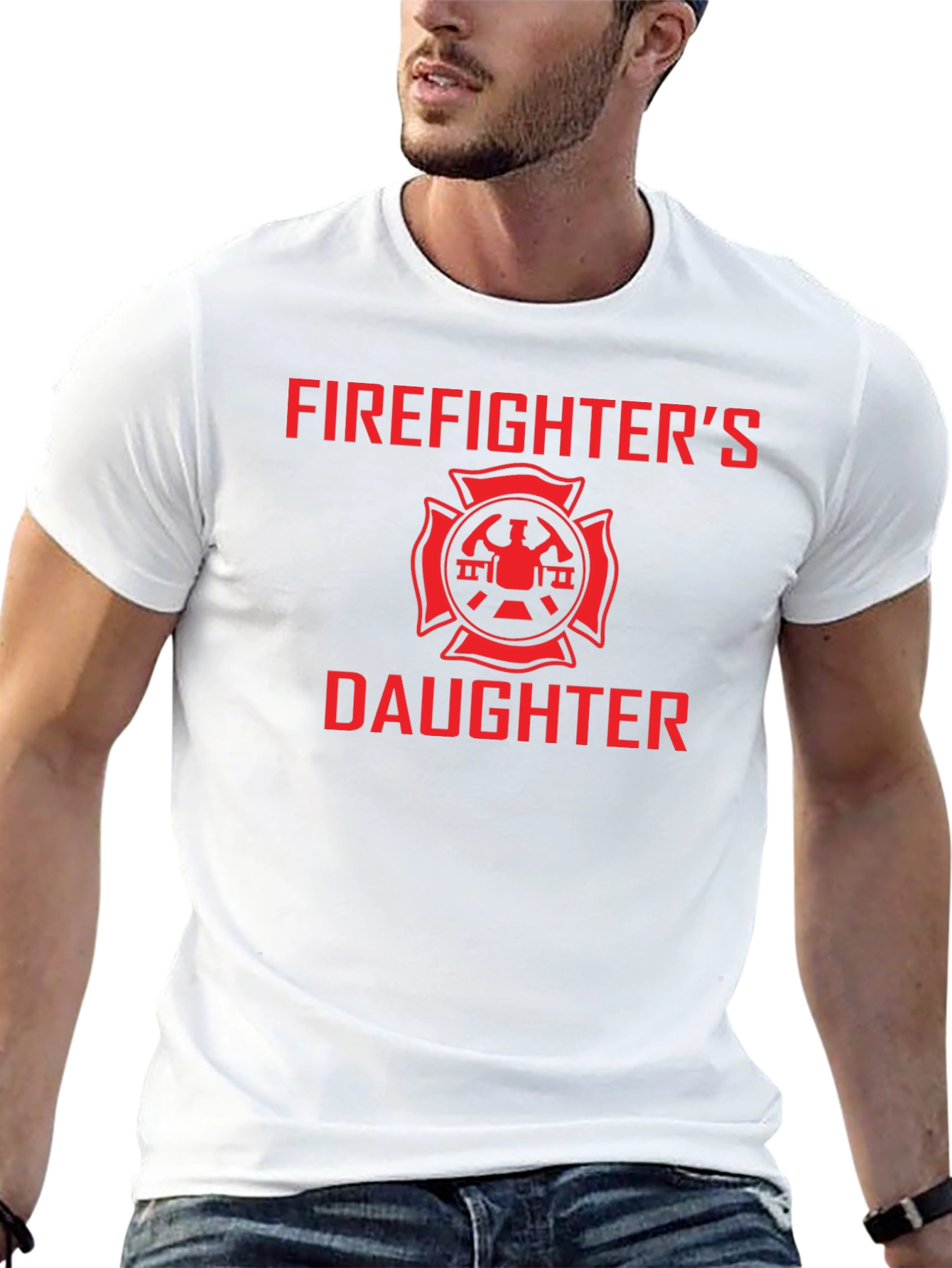 Firefighters Daughter Graphic Tee