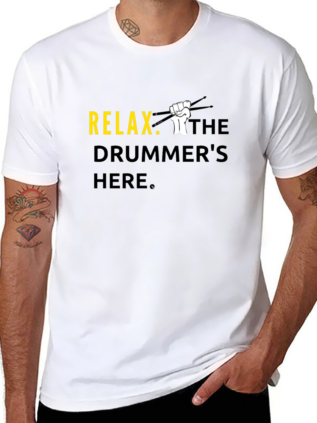 Relax The Drummers Here T-Shirt