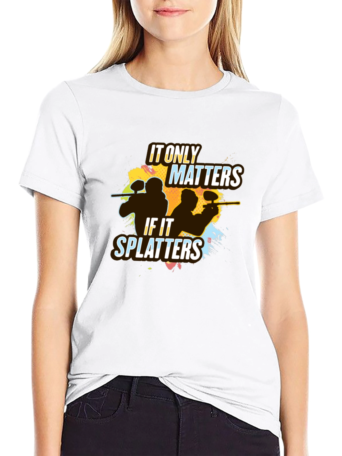 Paintball Matters T-Shirt - Splatter Design