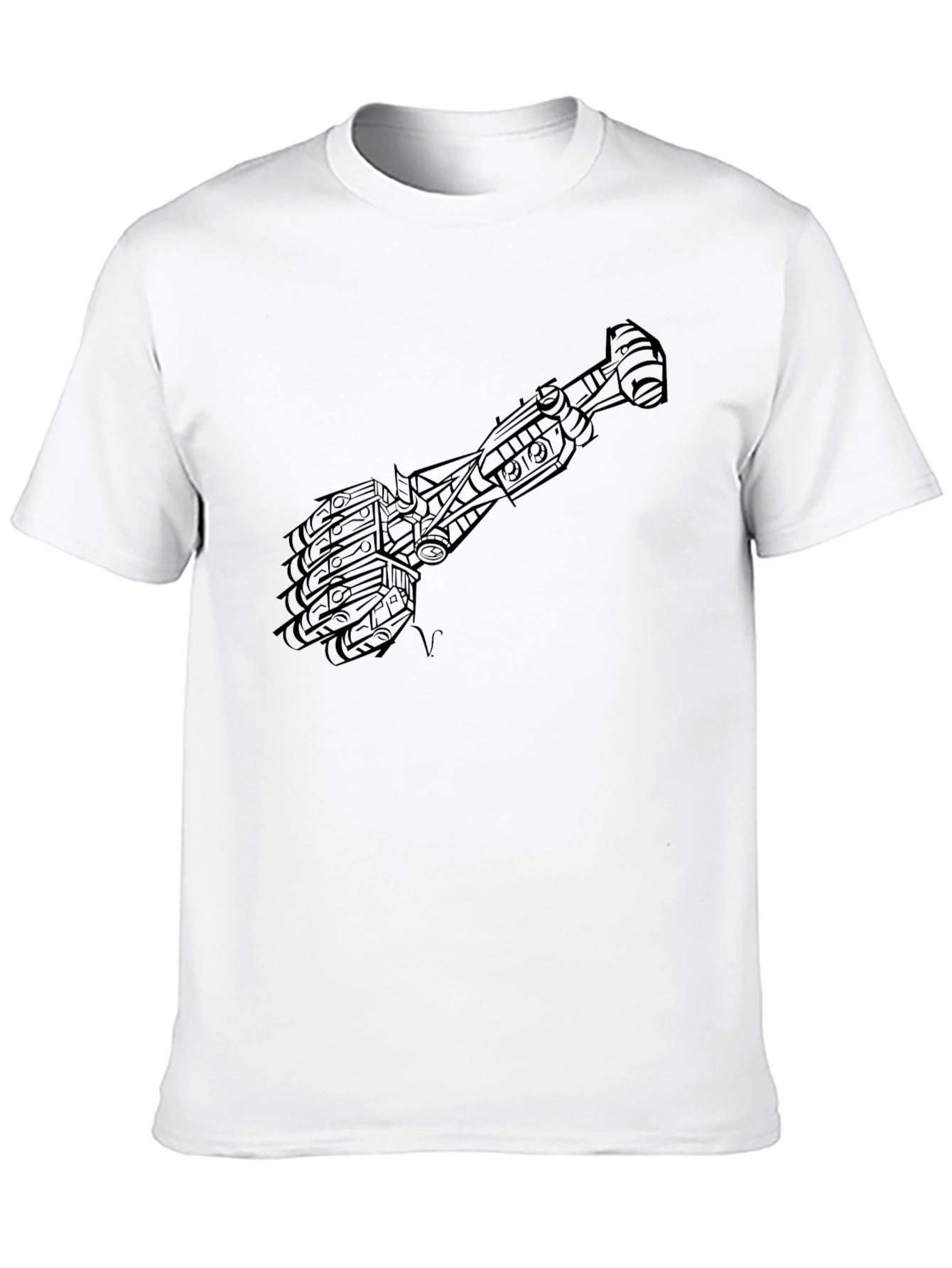Mech Hand Graphic T-Shirt