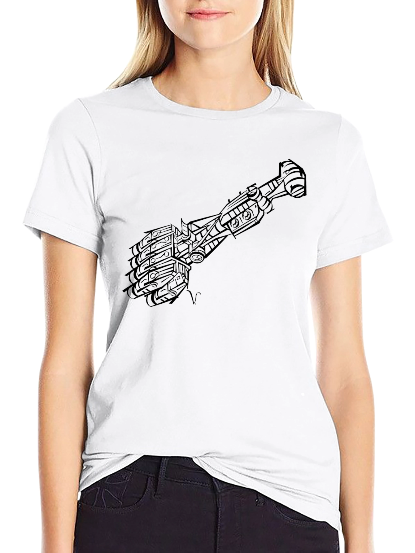 Mech Hand Graphic T-Shirt