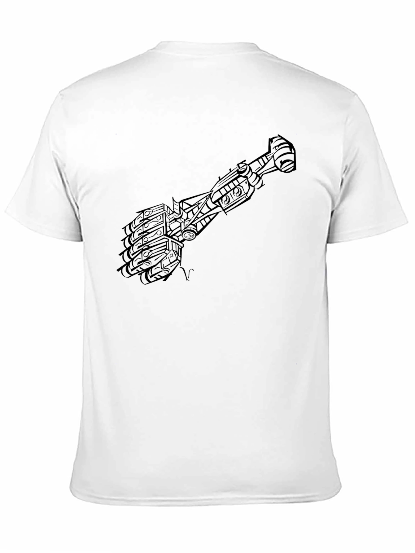 Mech Hand Graphic T-Shirt