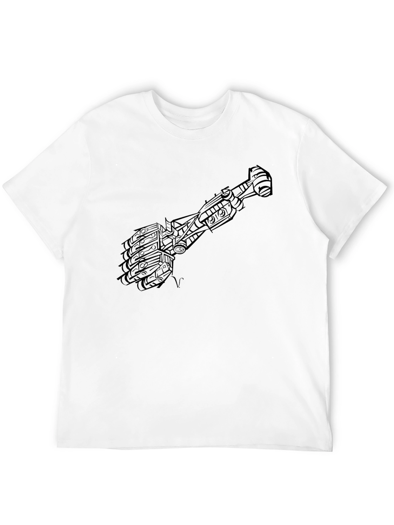 Mech Hand Graphic T-Shirt