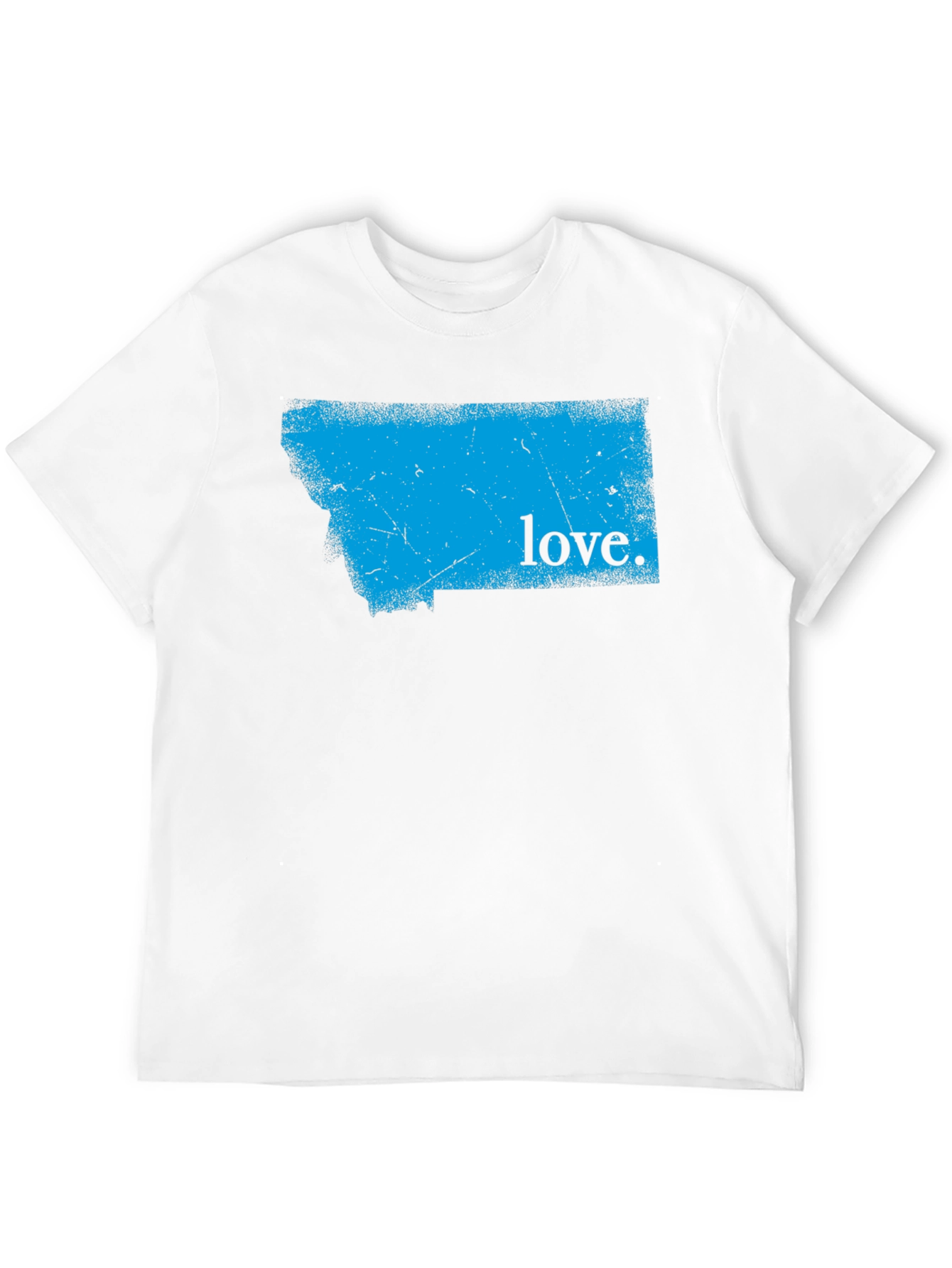 Montana Love Graphic Tee - Black Cotton T-Shirt