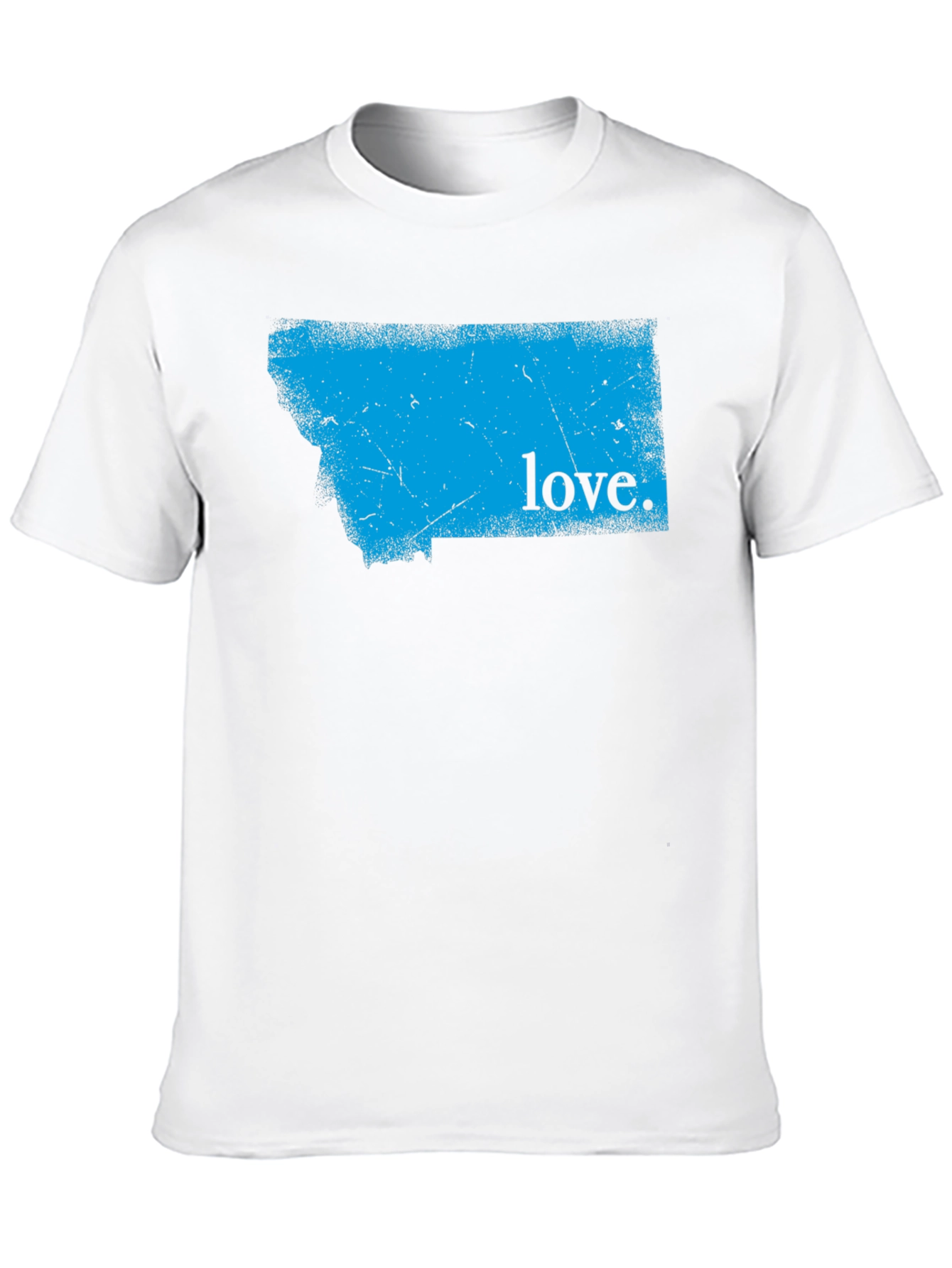 Montana Love Graphic Tee - Black Cotton T-Shirt