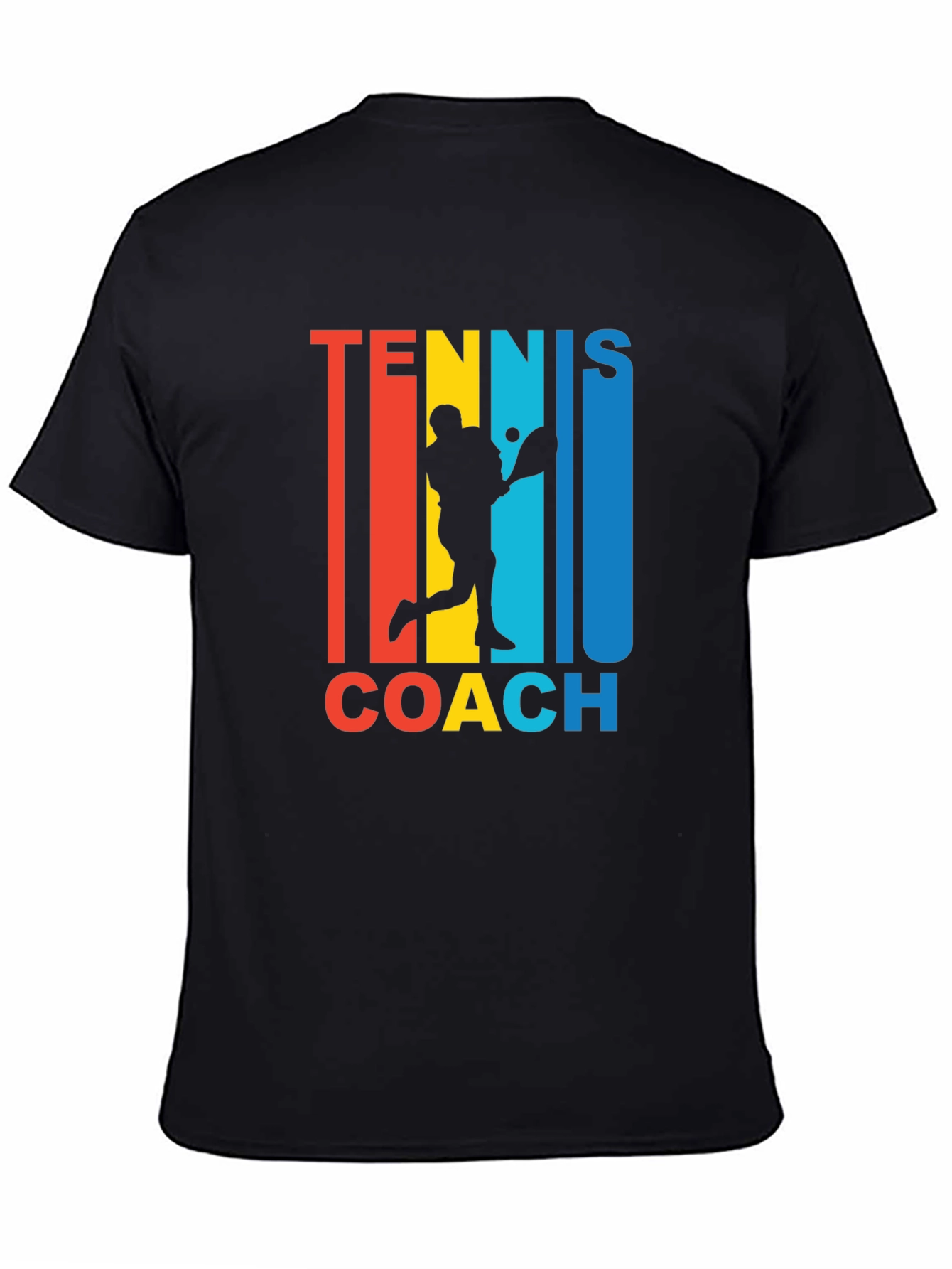 Tennis Coach Graphic T-Shirt - Retro Style