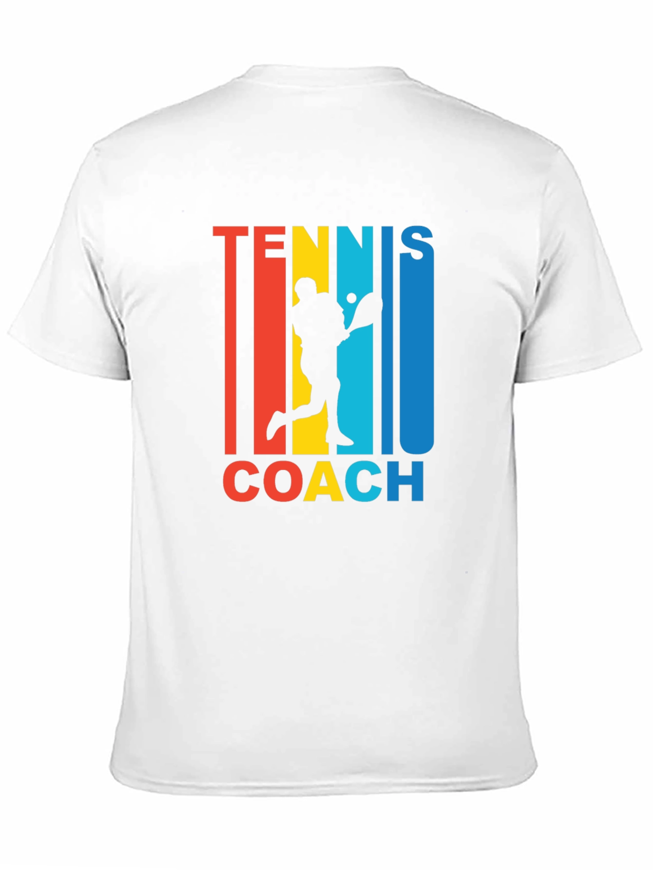 Tennis Coach Graphic T-Shirt - Retro Style