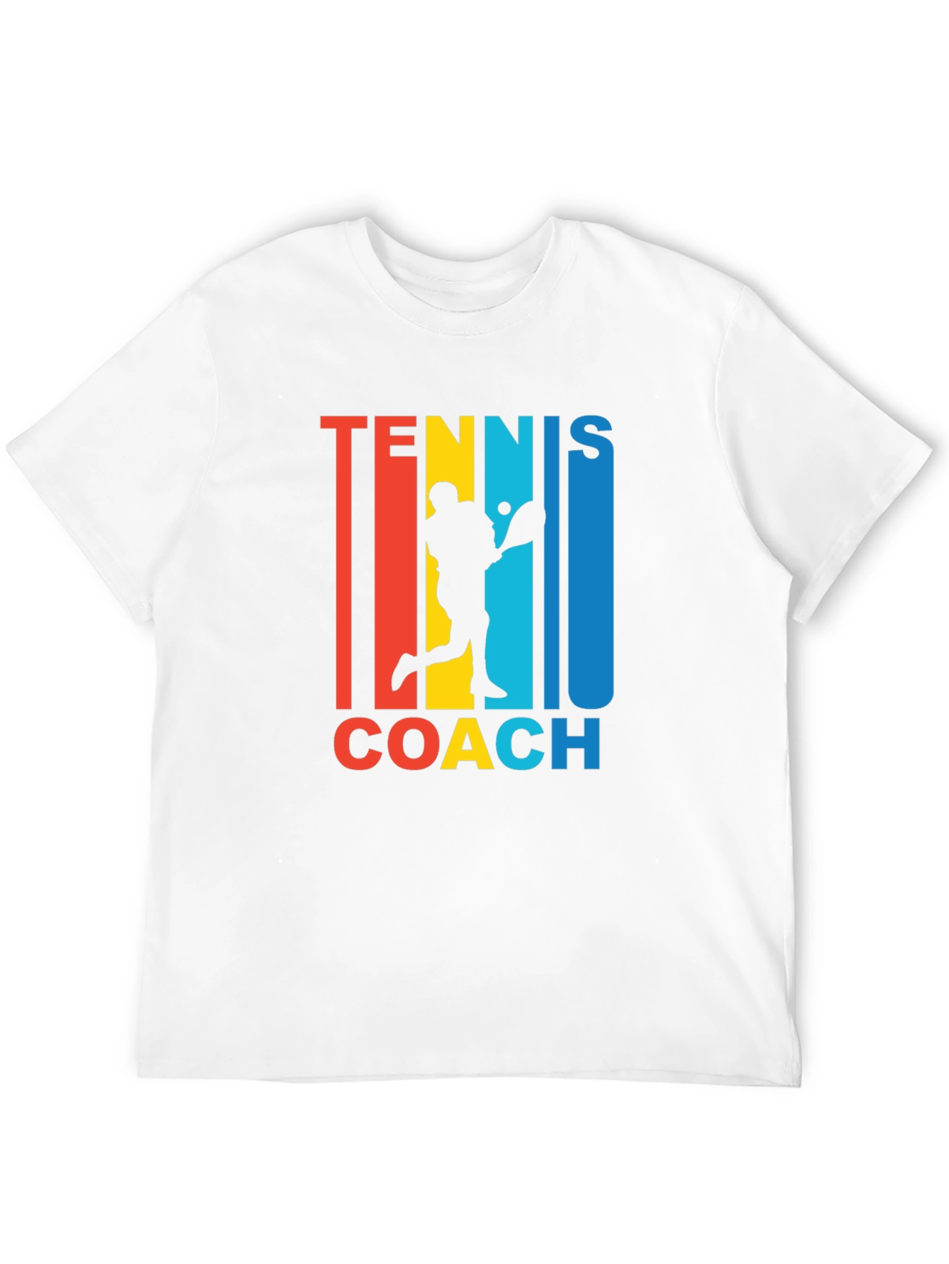 Tennis Coach Graphic T-Shirt - Retro Style