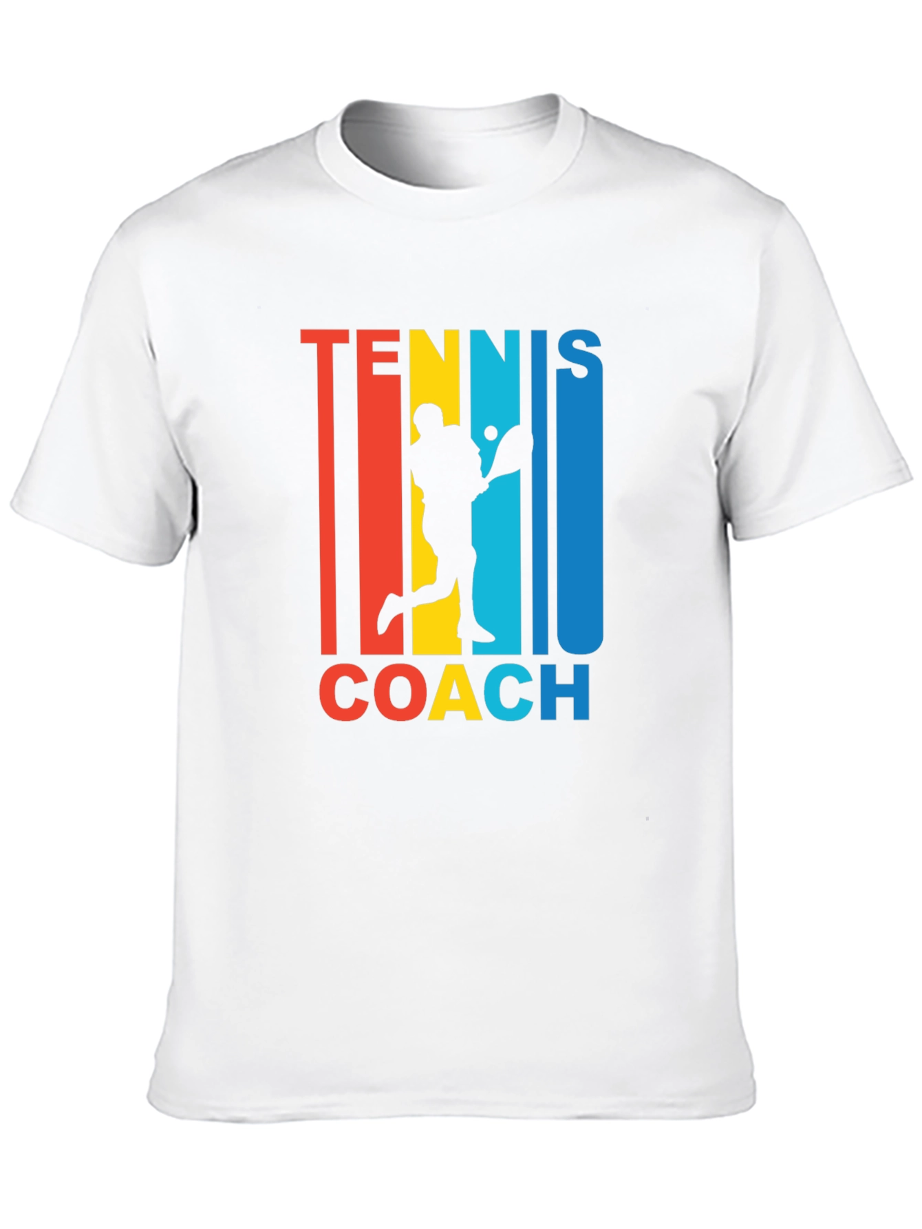 Tennis Coach Graphic T-Shirt - Retro Style