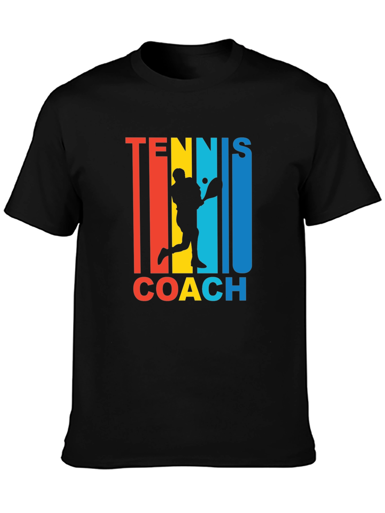 Tennis Coach Graphic T-Shirt - Retro Style