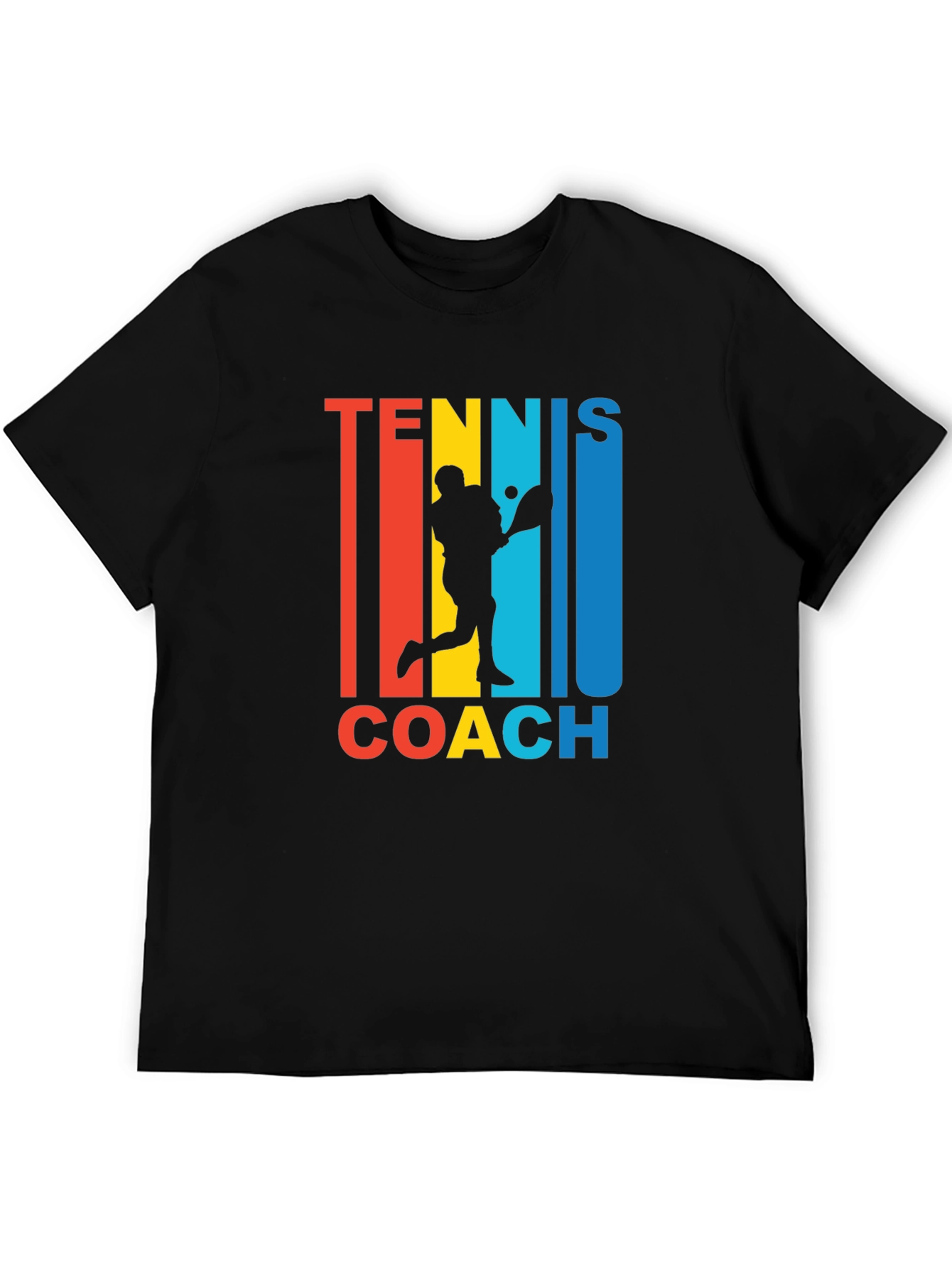 Tennis Coach Graphic T-Shirt - Retro Style