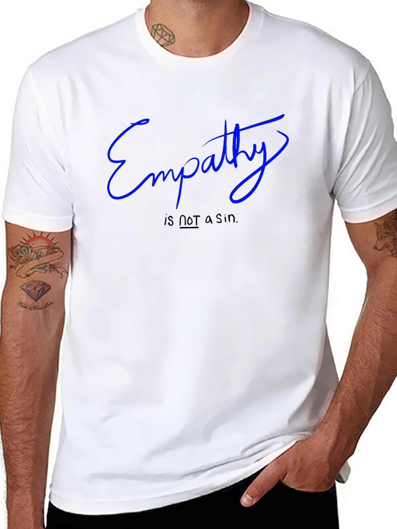 Empathy Statement Black T-Shirt