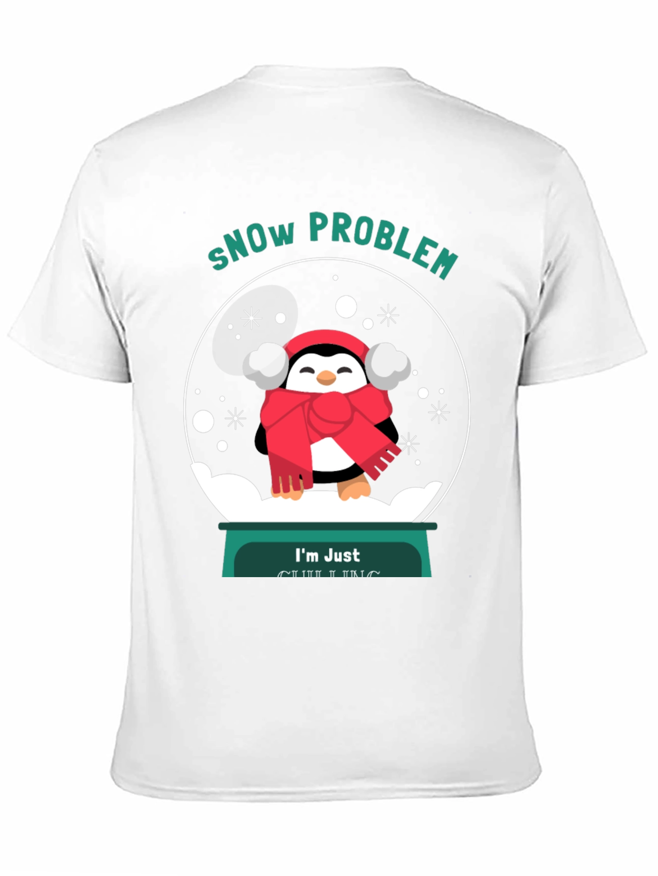 Snow Problem Penguin Graphic Tee - Unisex
