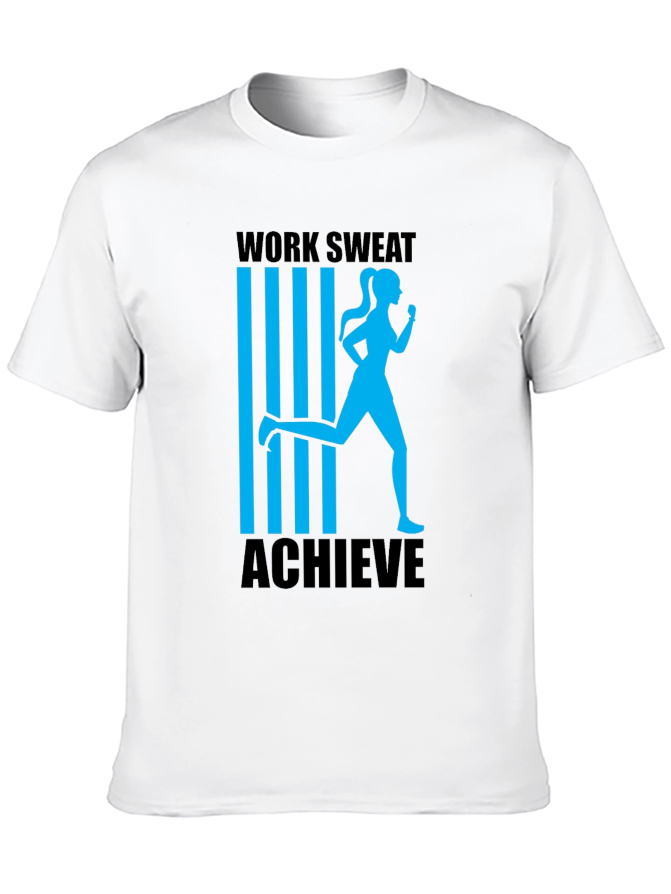 Work Sweat Achieve Graphic Tee - Black