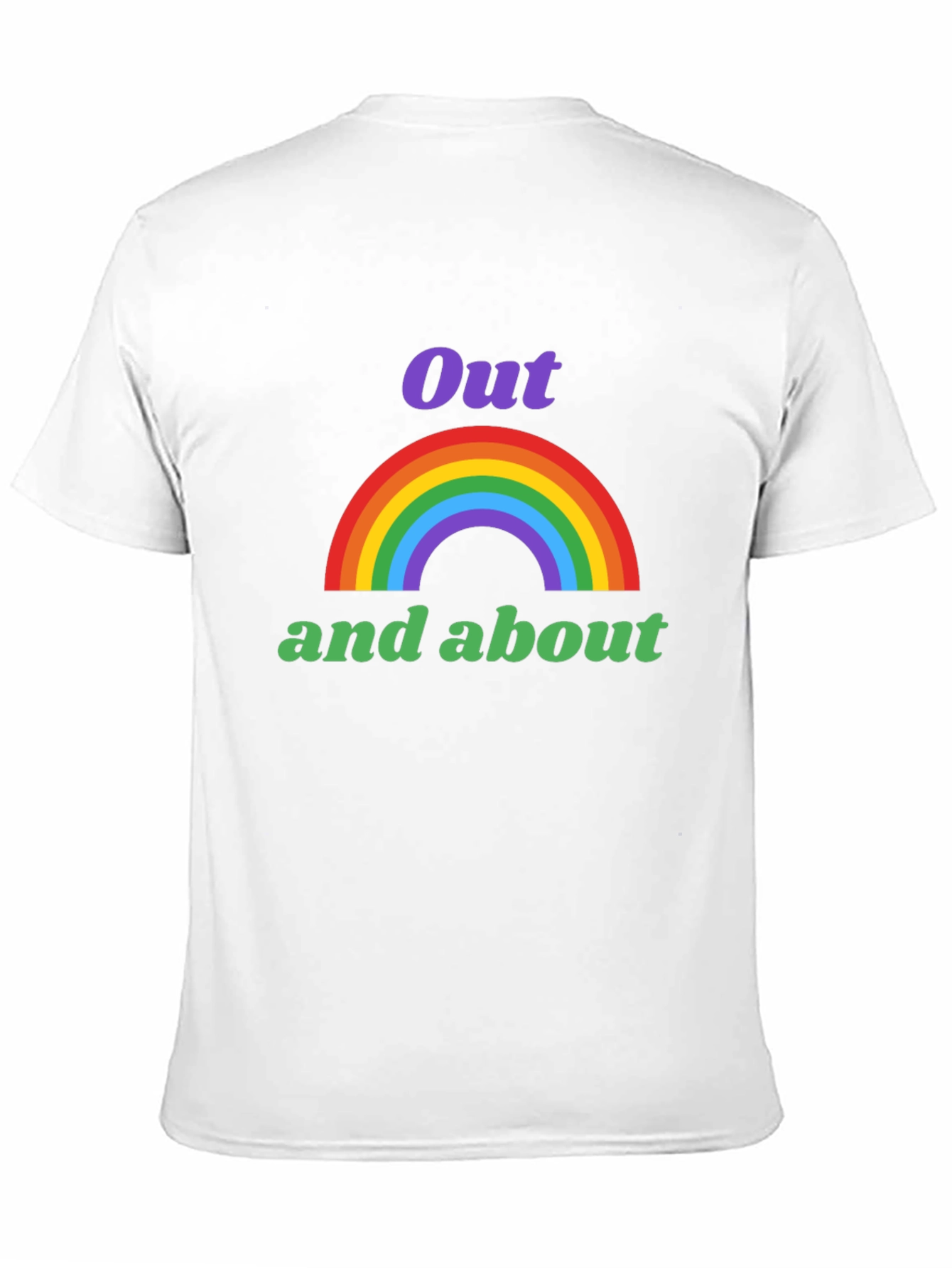 Out and About Rainbow Graphic T-Shirt