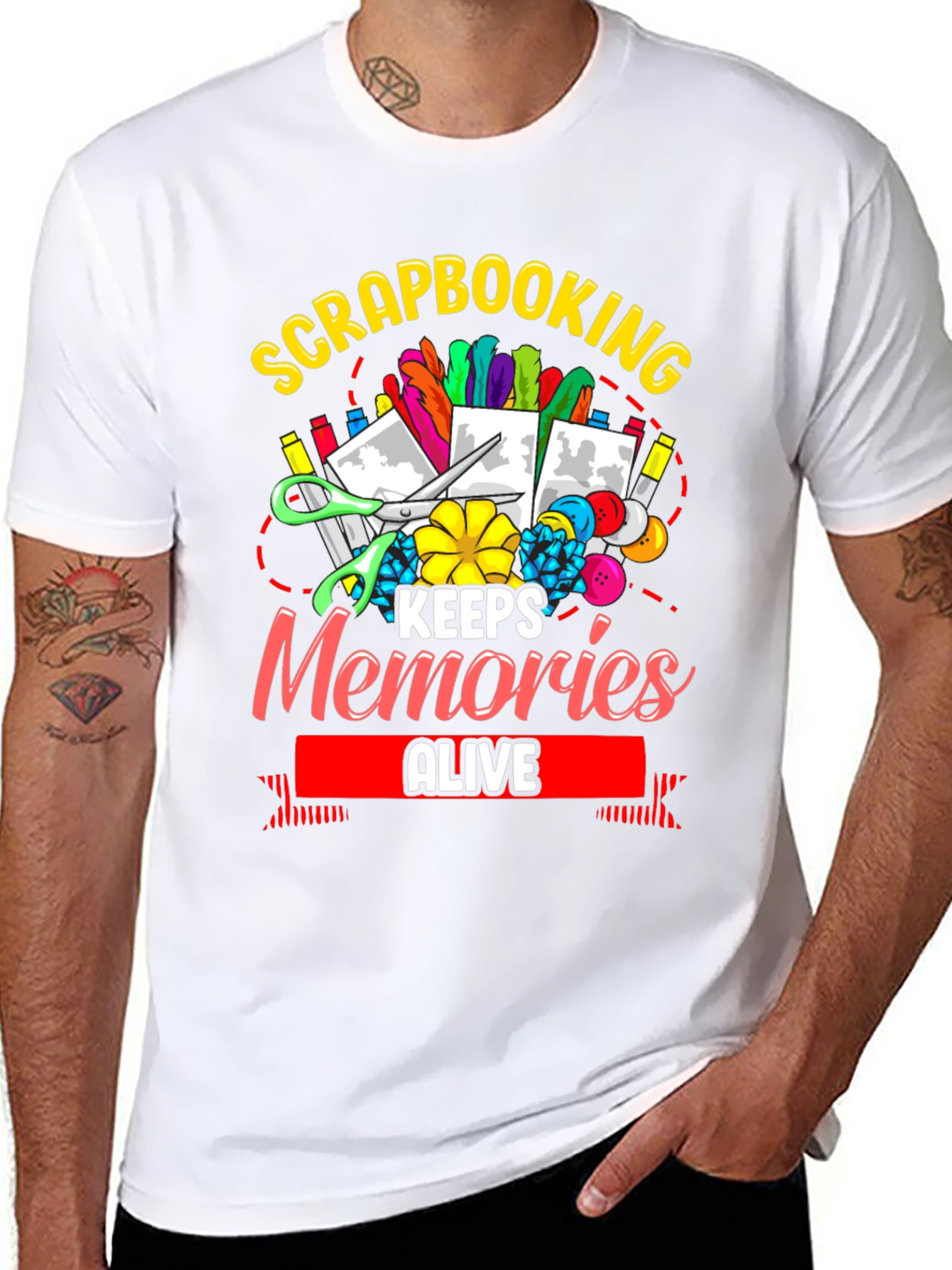 Scrapbooking Keeps Memories Alive T-Shirt