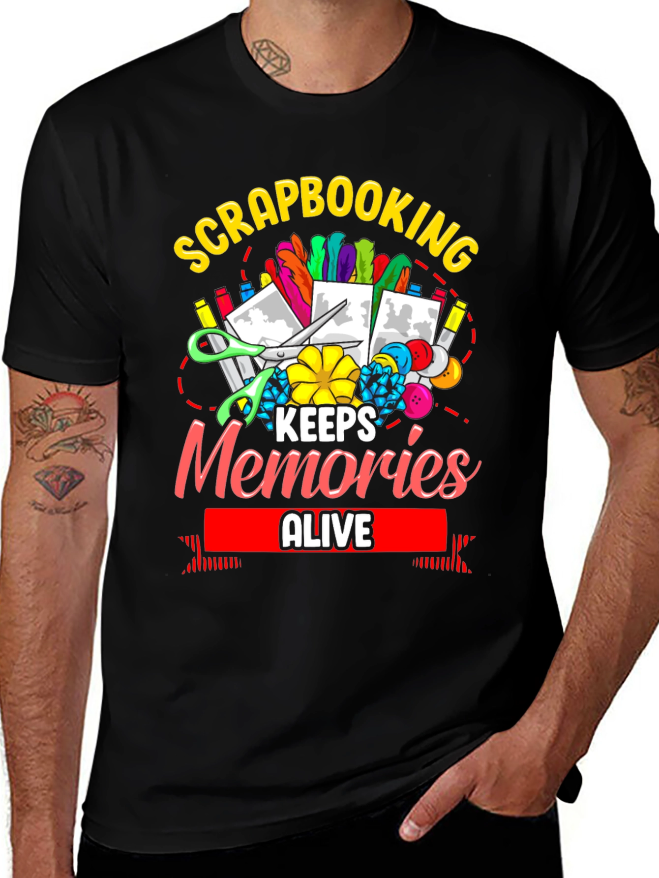 Scrapbooking Keeps Memories Alive T-Shirt