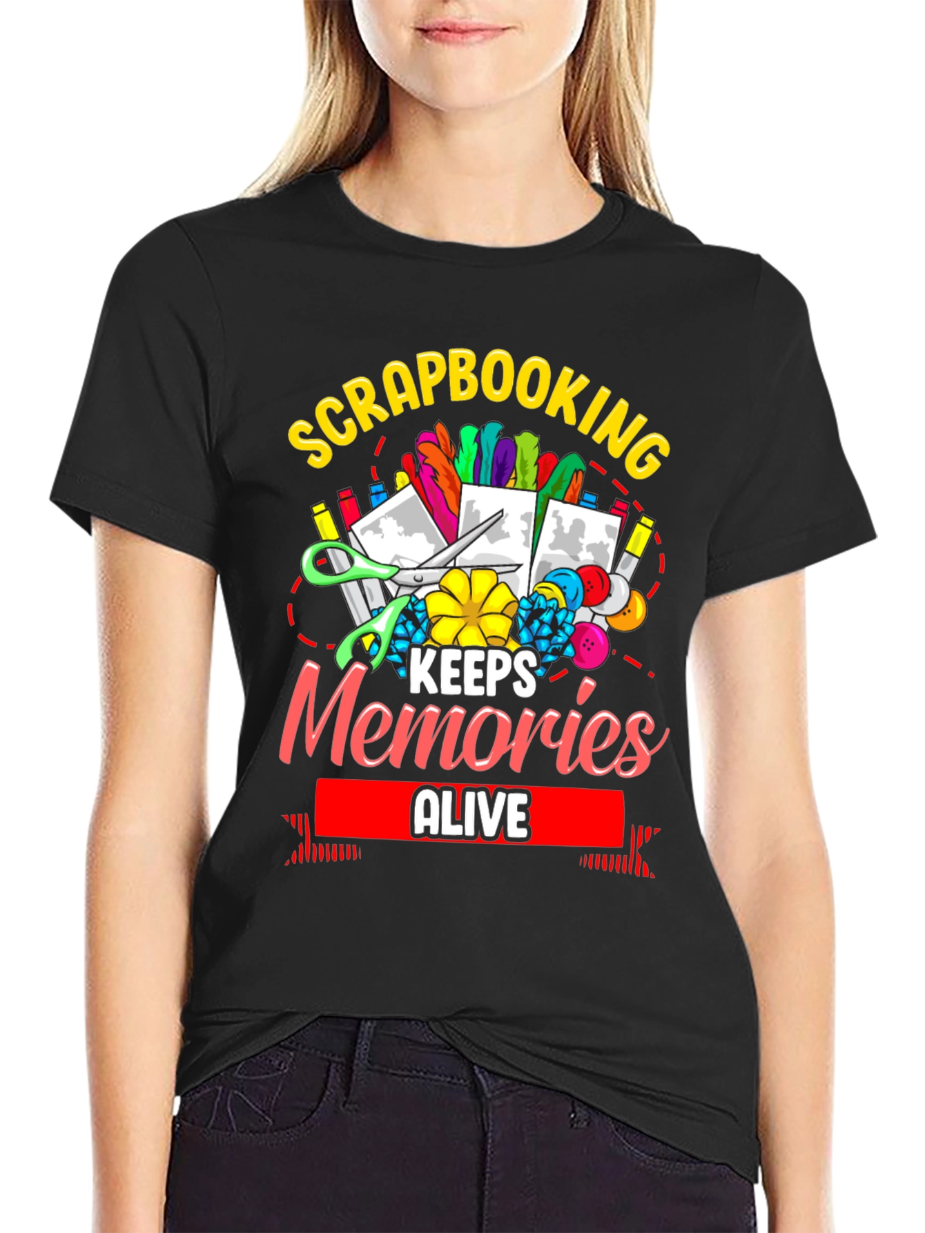 Scrapbooking Keeps Memories Alive T-Shirt