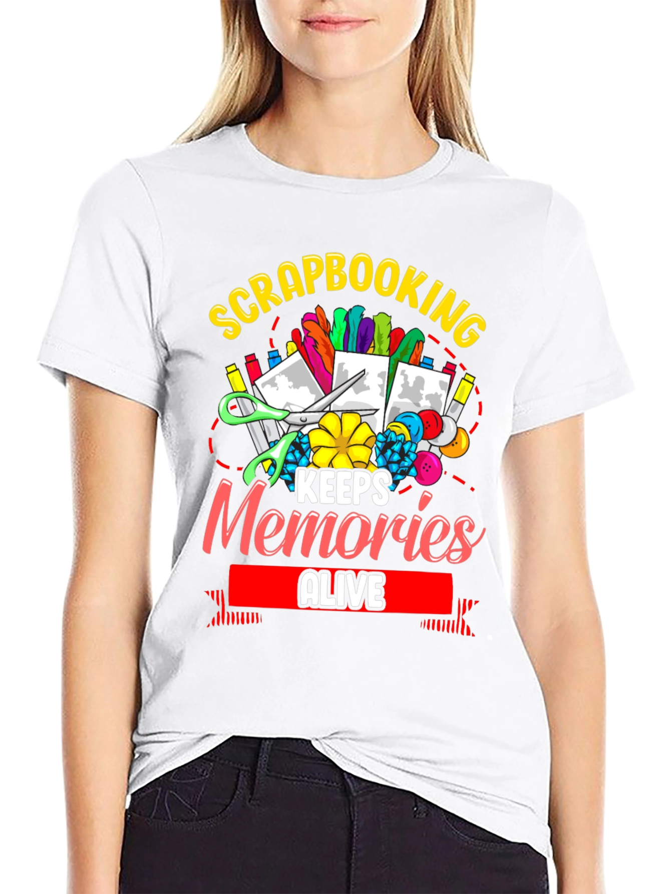 Scrapbooking Keeps Memories Alive T-Shirt