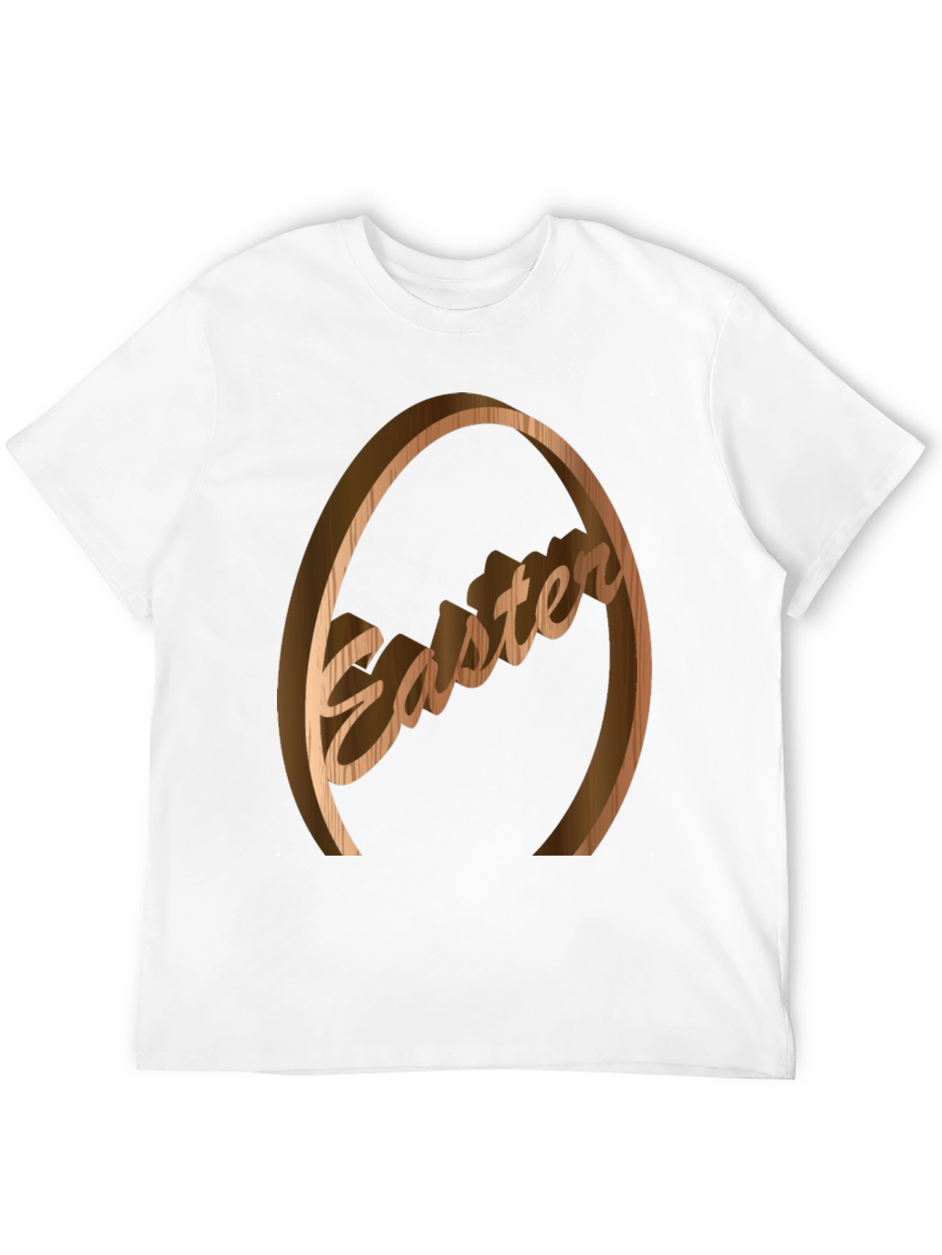 Easter Wooden Egg Graphic Tee - Unisex