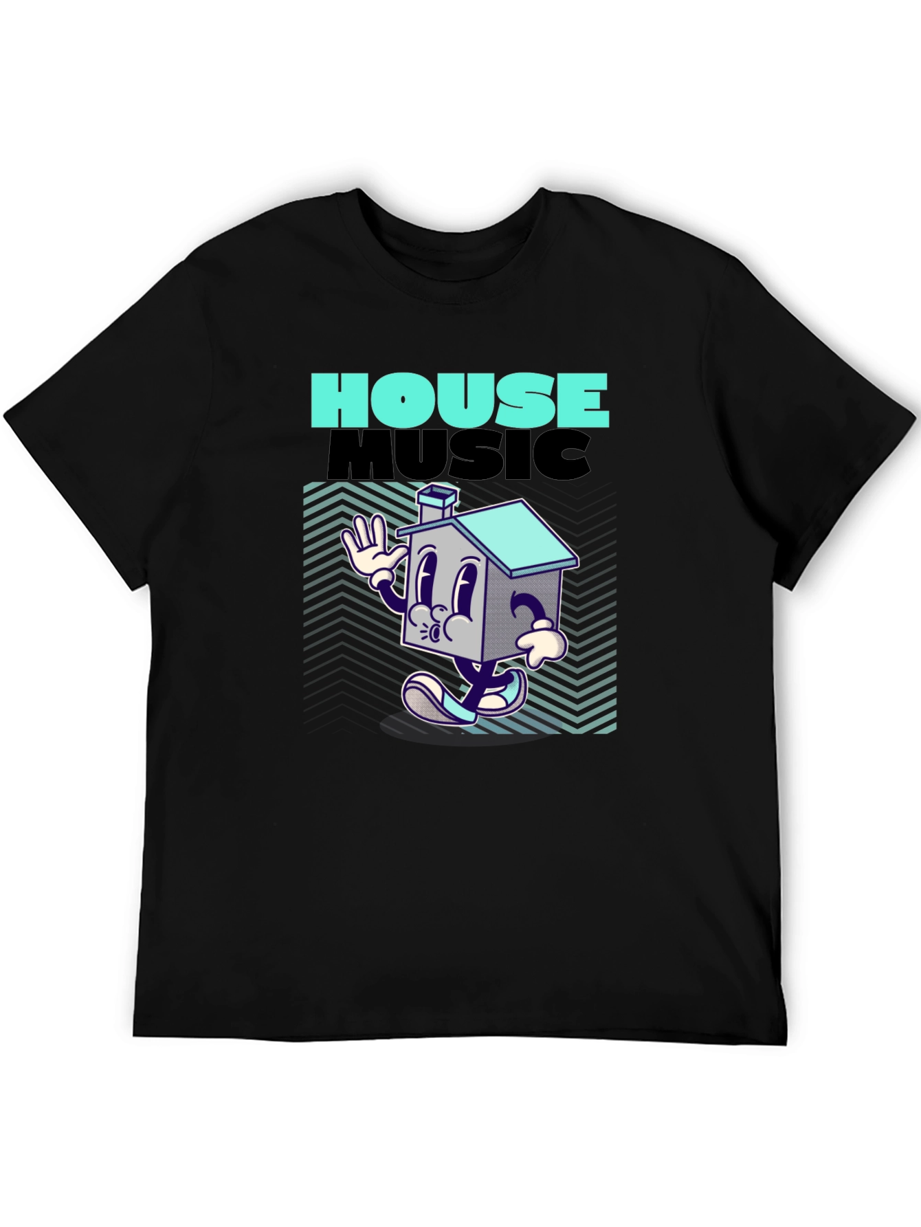 House Music Cartoon Tee