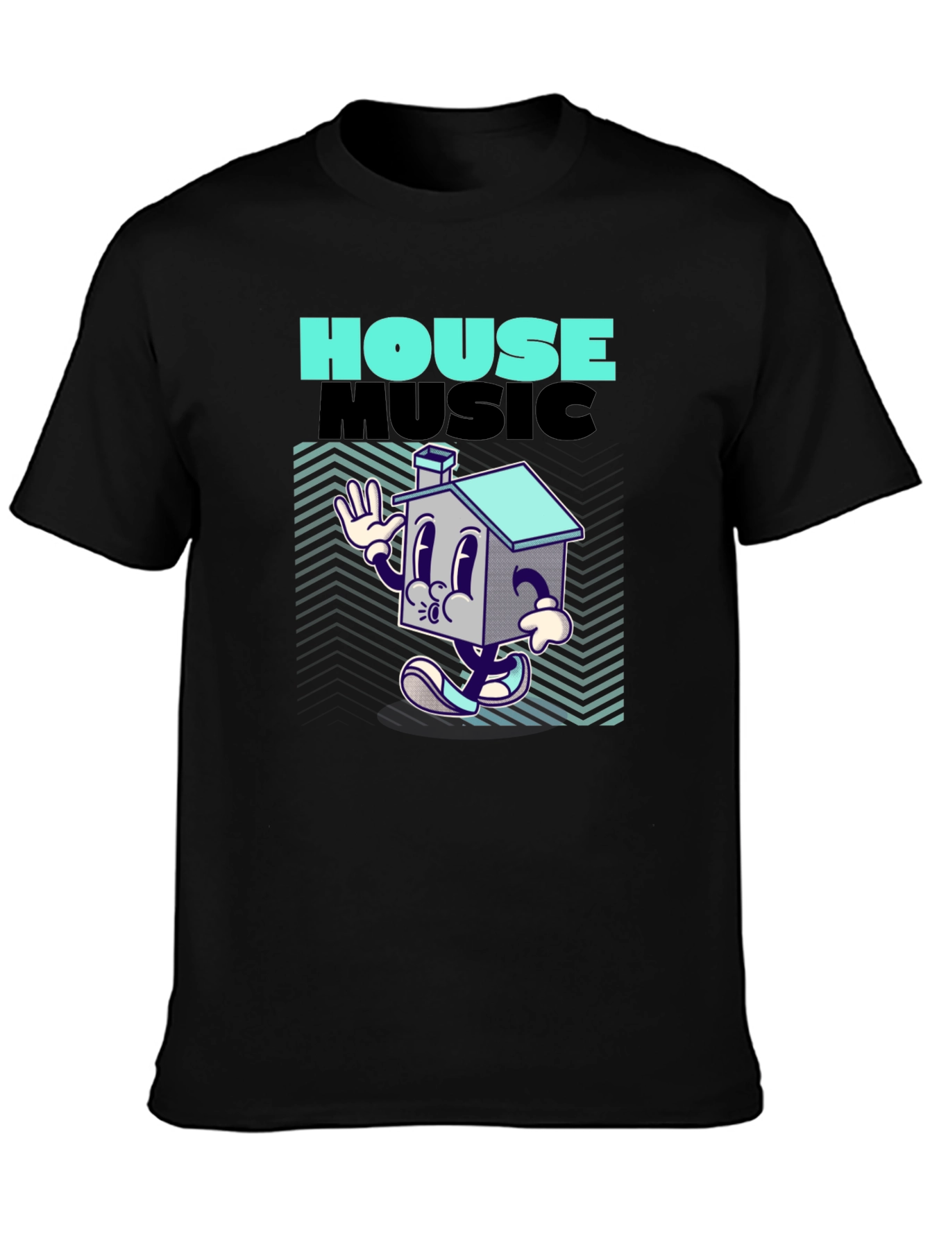 House Music Cartoon Tee