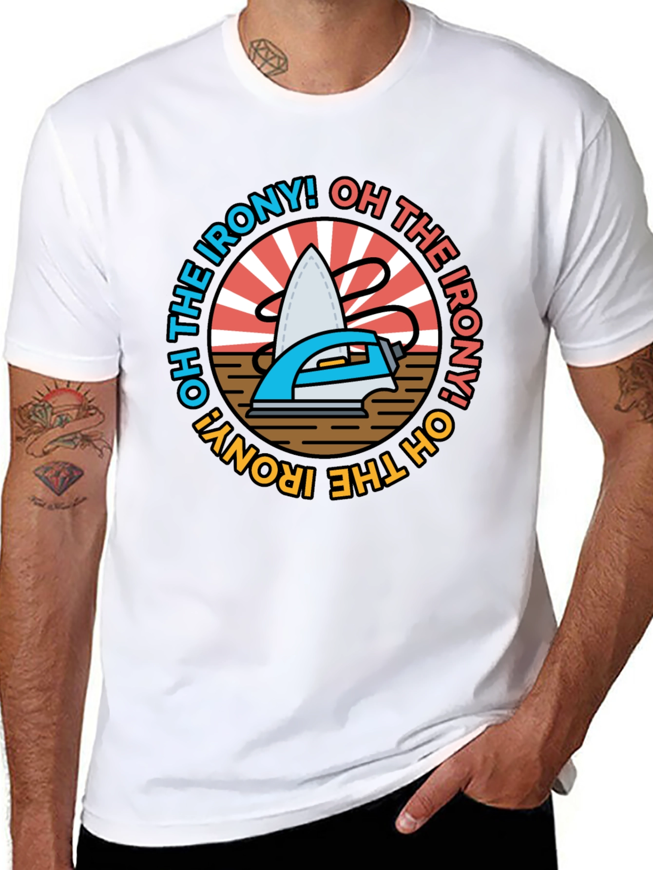 Oh The Irony! Graphic T-Shirt