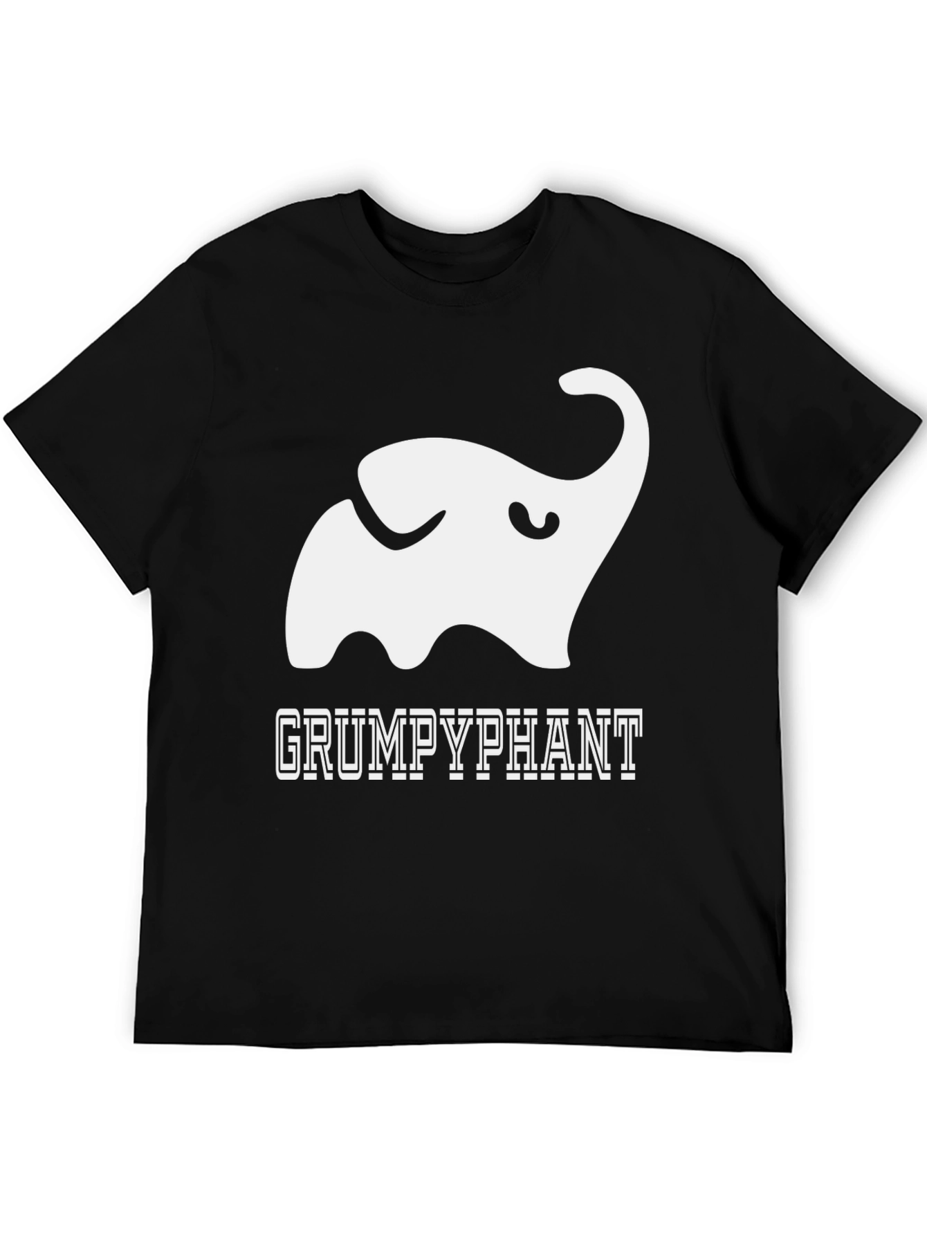Grumpyphant T-Shirt - Funny Elephant Graphic Tee