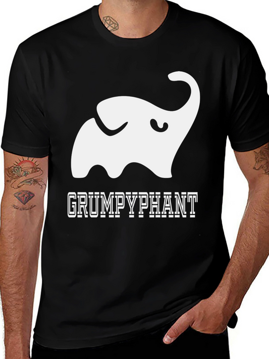 Grumpyphant T-Shirt - Funny Elephant Graphic Tee