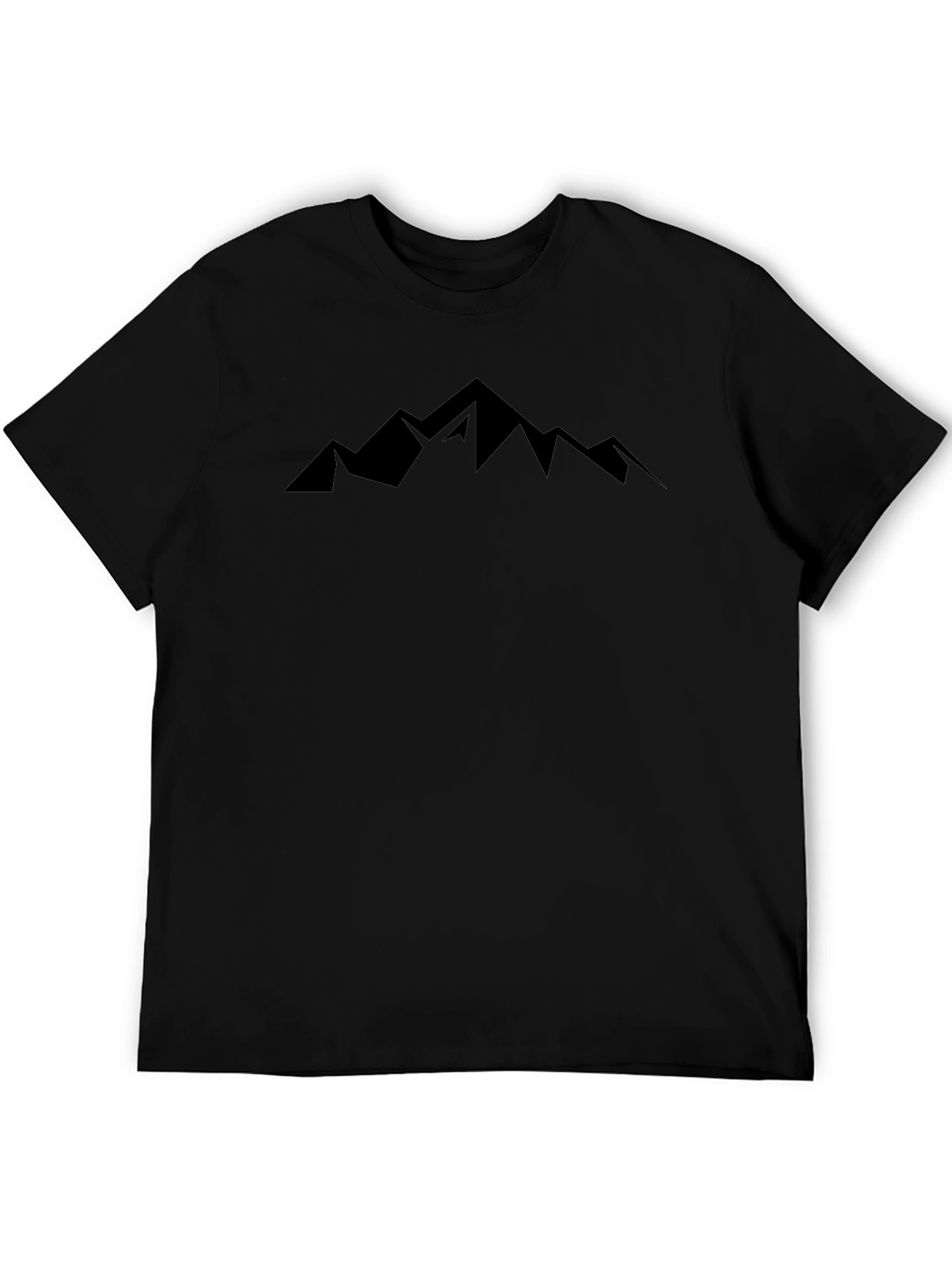 Mens Black Mountain Graphic Tee