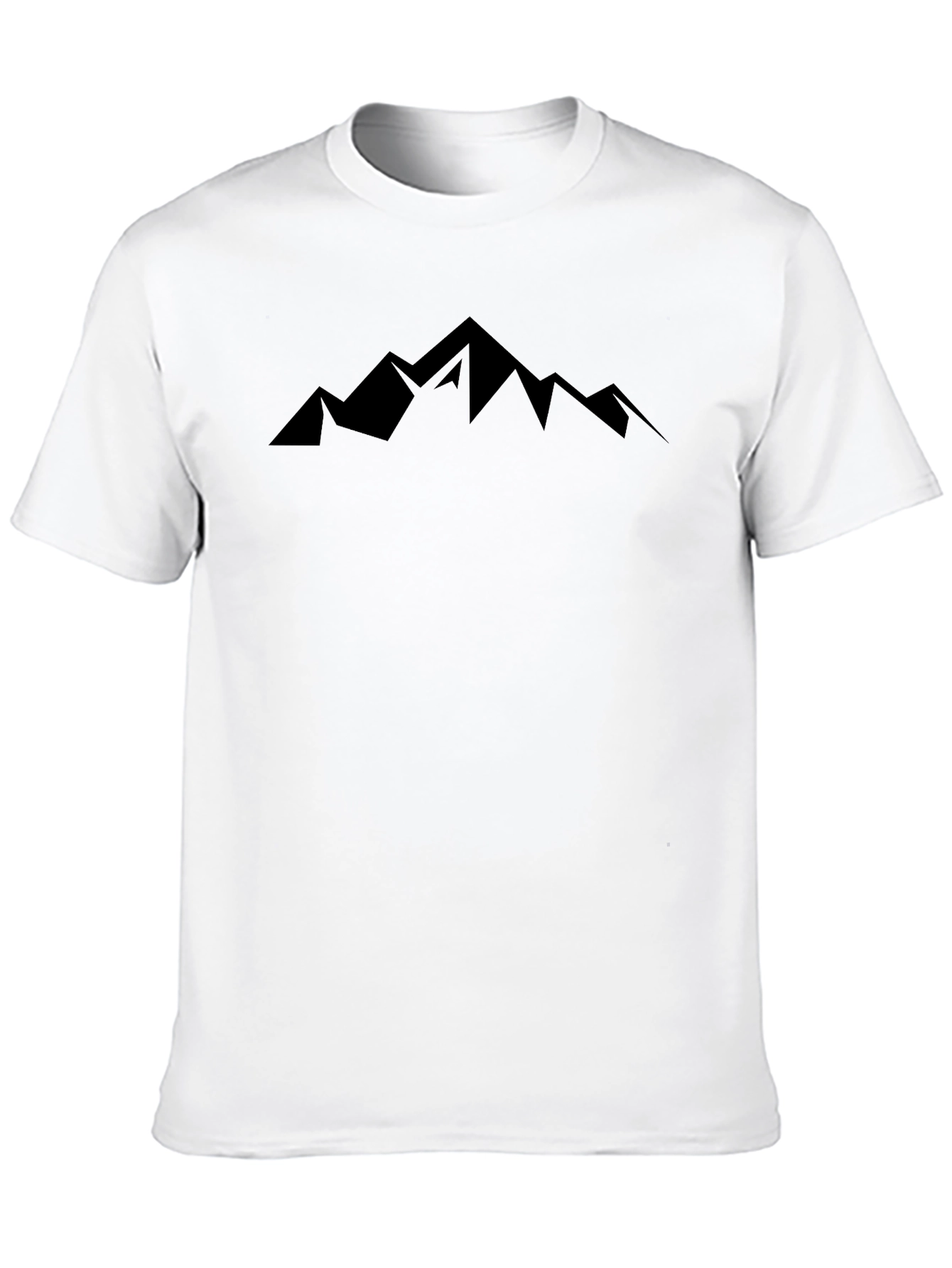 Mens Black Mountain Graphic Tee