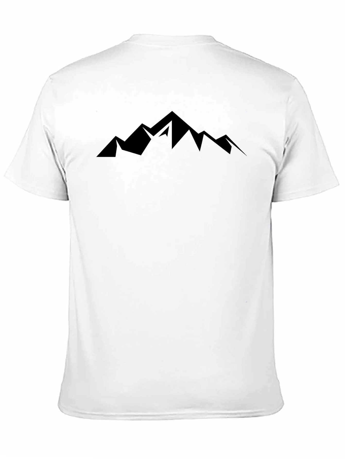 Mens Black Mountain Graphic Tee